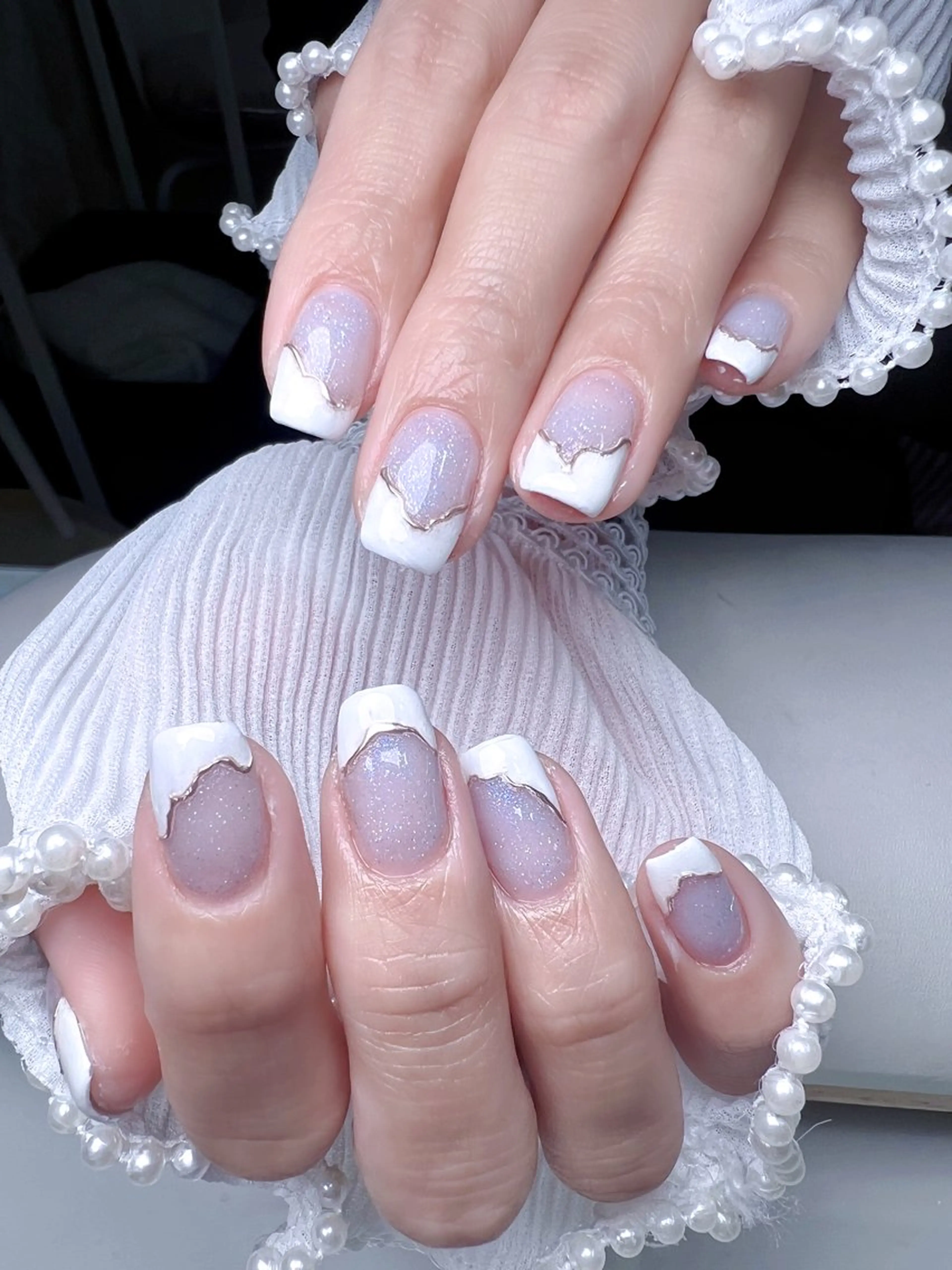 【人気】￥7980円#カラーフレンチ(ベースカラー追加無料)の写真