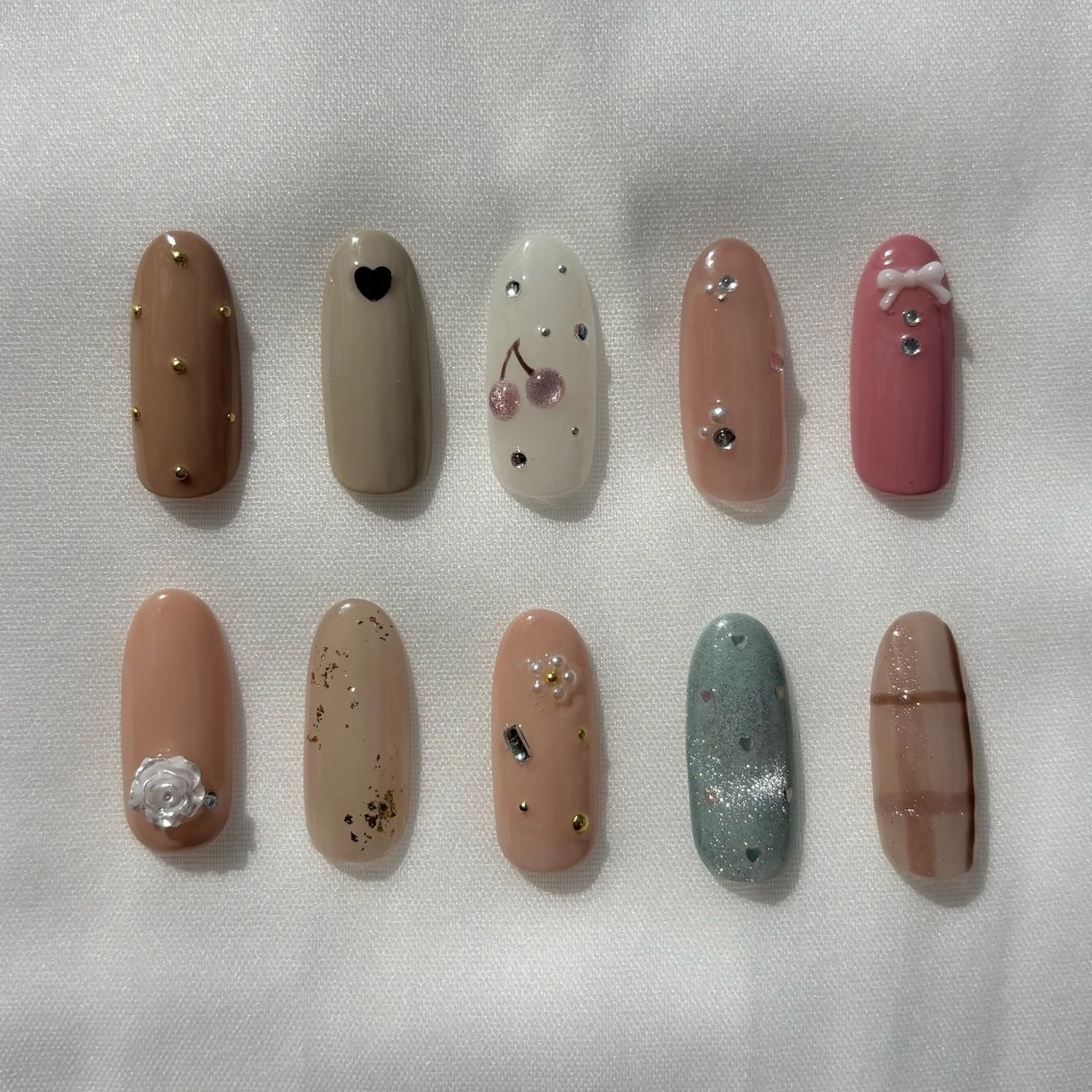 【オフあり】 ワンカラー+写真アート2本の写真