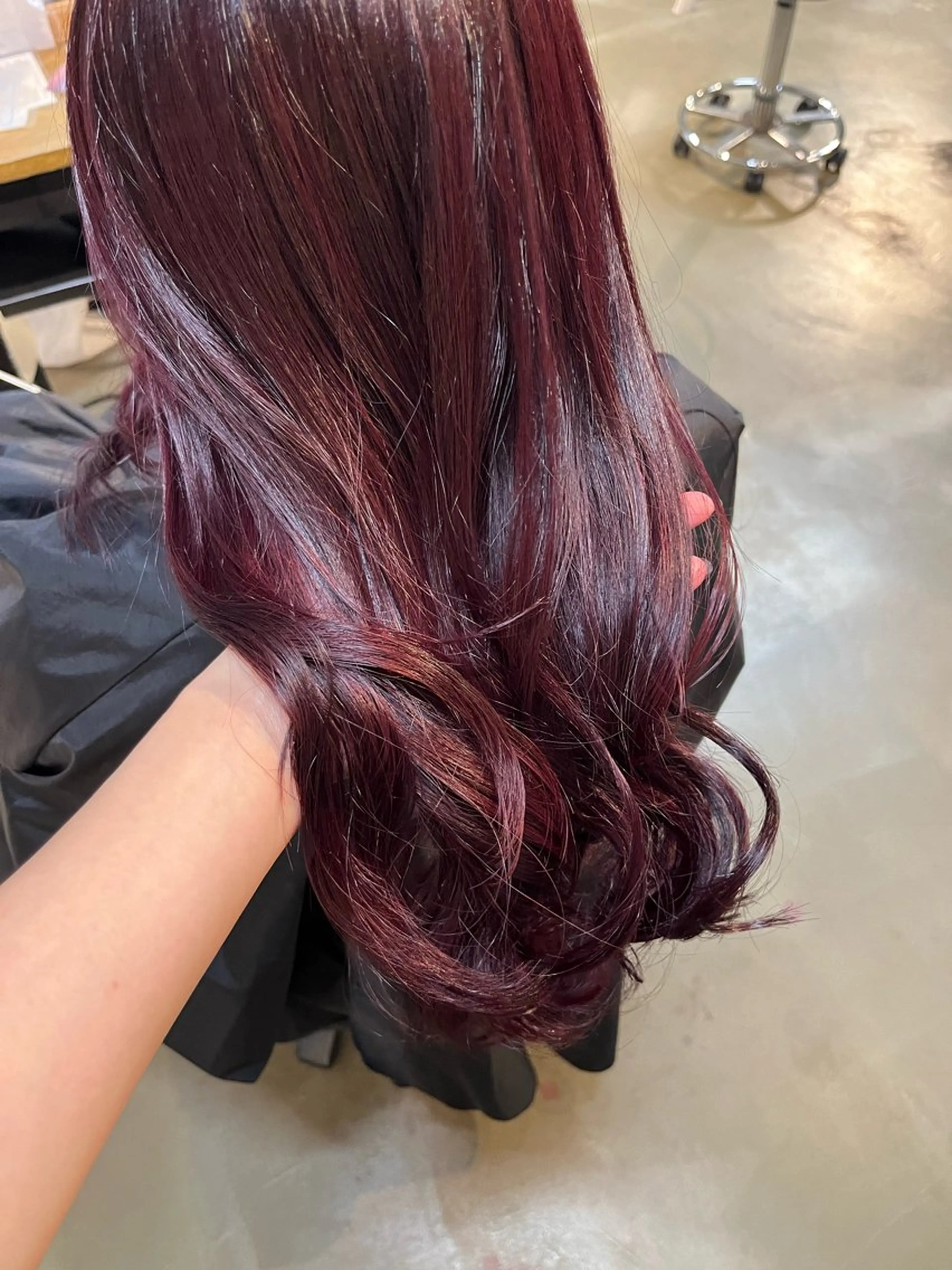 カラー ブリーチ ダブルカラー ブリーチなしカラー 本木下朋花/髪質 改善×ダブルカラーのヘアスタイル