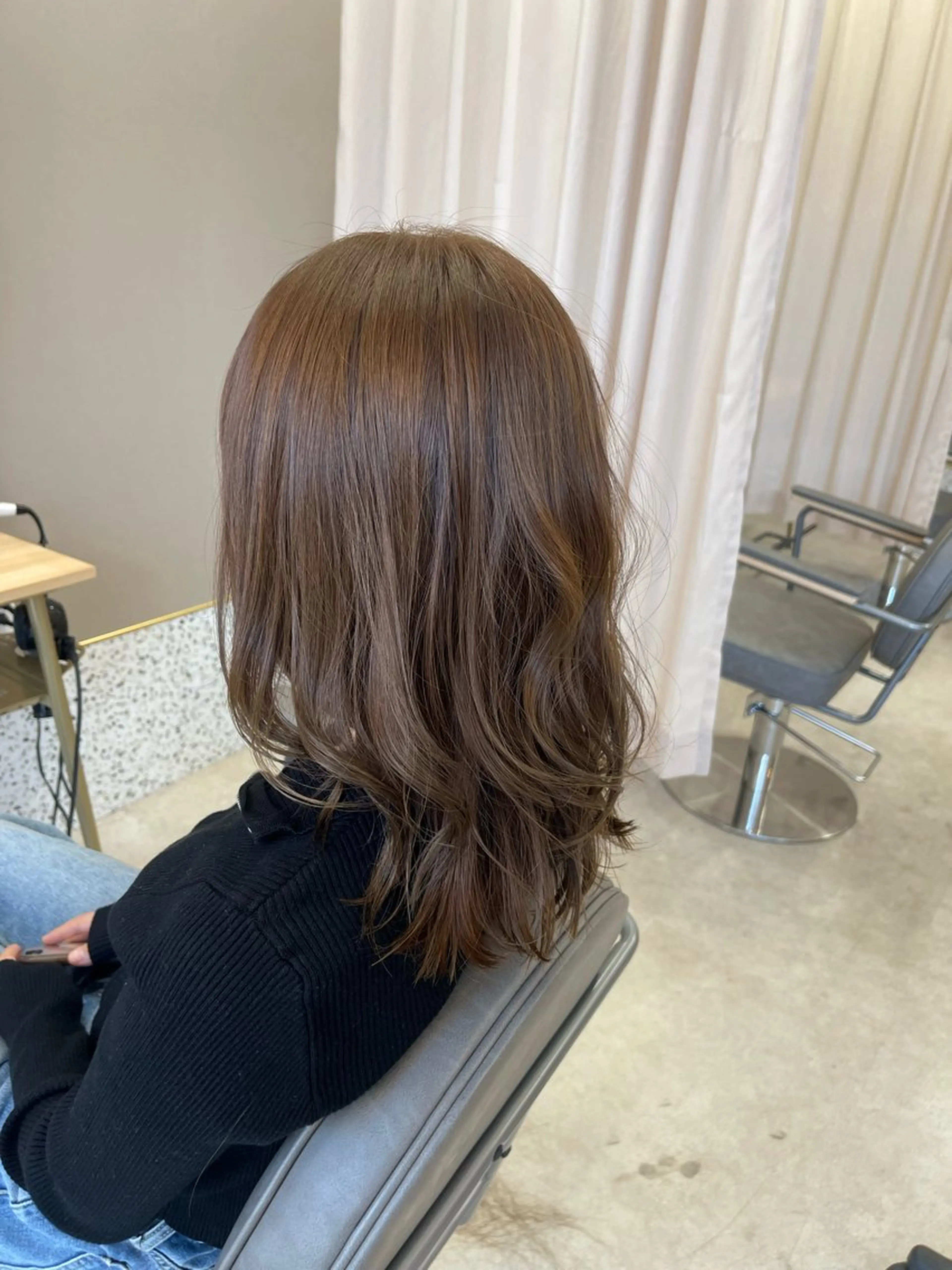 ミディアム ヘアカラー トリートメント TELAHAIR上福岡所属・✨透明感カラー✨ 🌈ブリーチカラーのヘアスタイル