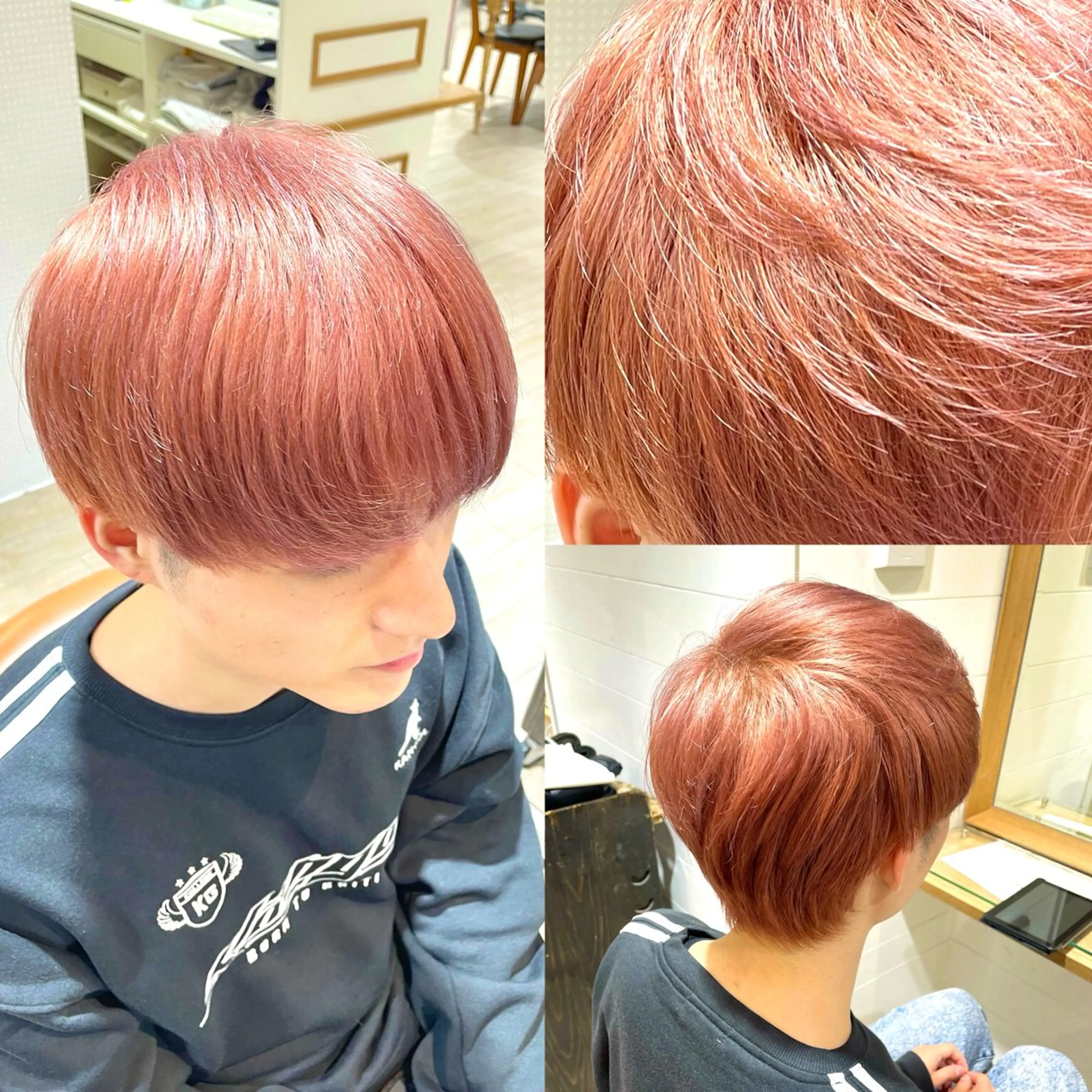 ✈️メンズさん限定✈️カット➕ブリーチカラー➕トリートメント付き☁️の写真