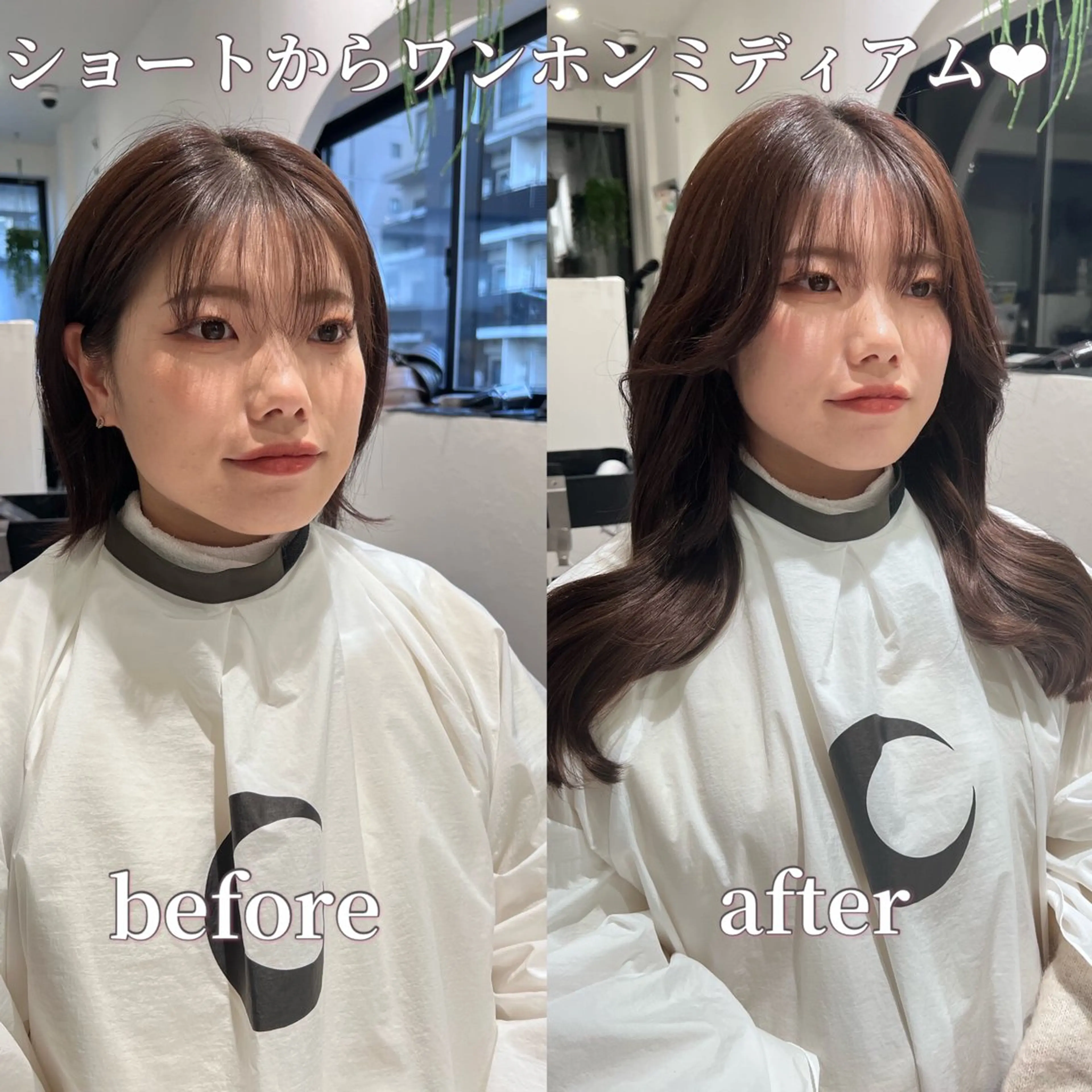 セミロング エクステ philia所属・HONO/韓国 🇰🇷大阪エクステのヘアスタイル