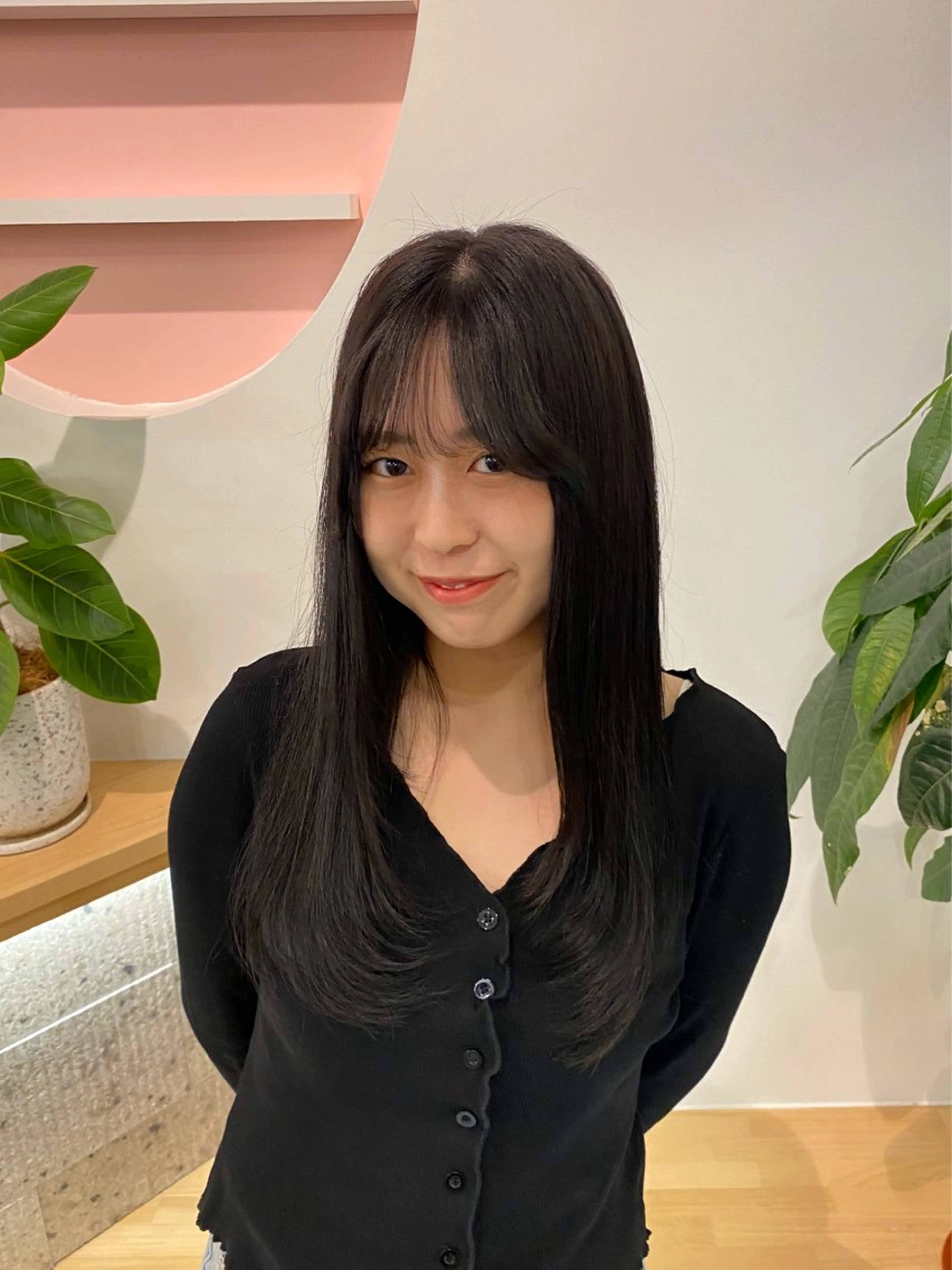 ロング 渡邉 由香のヘアスタイル