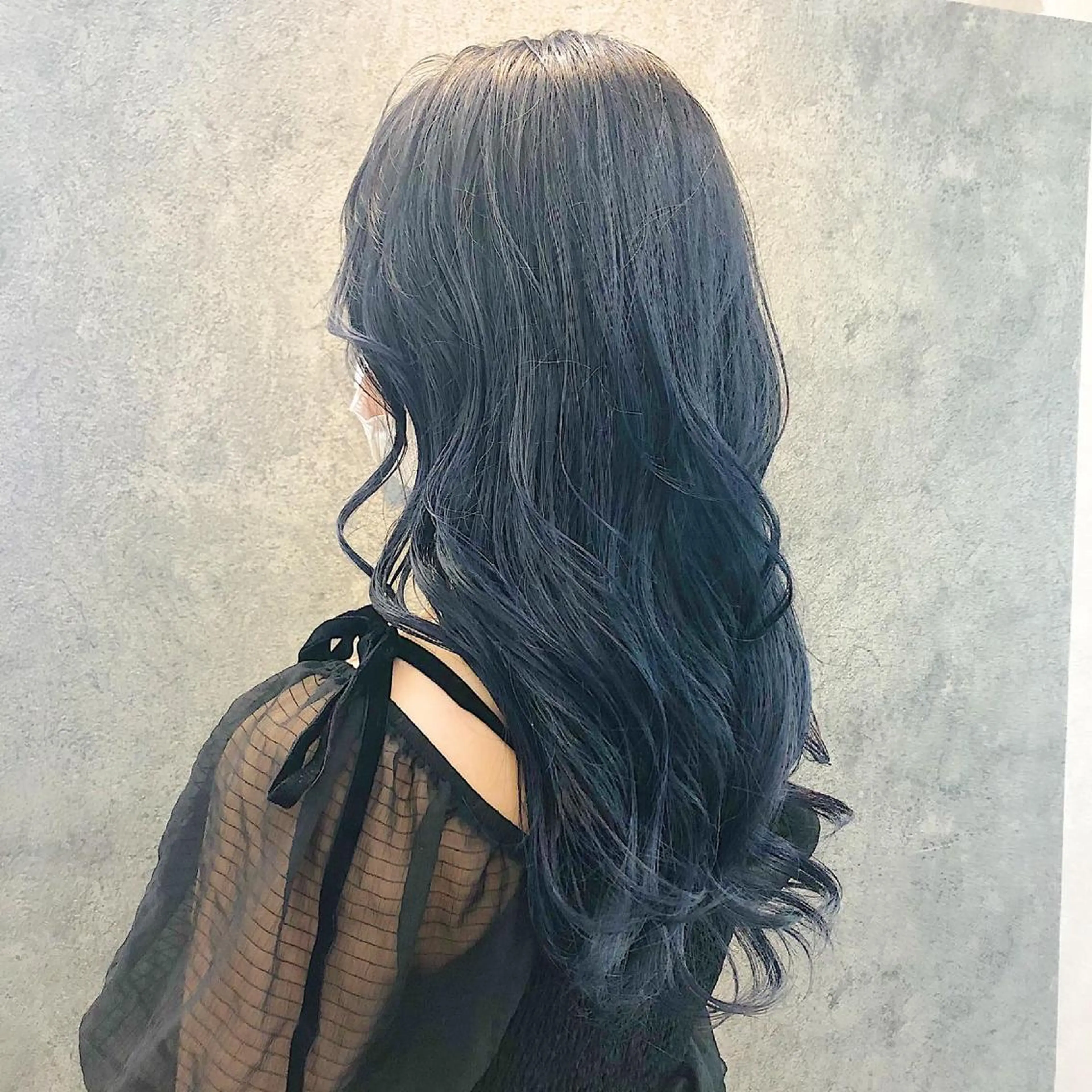 セミロング オルチャンヘア カット ヘアカラー トリートメント 所渉/韓国レイヤー /ウルフカットのヘアスタイル