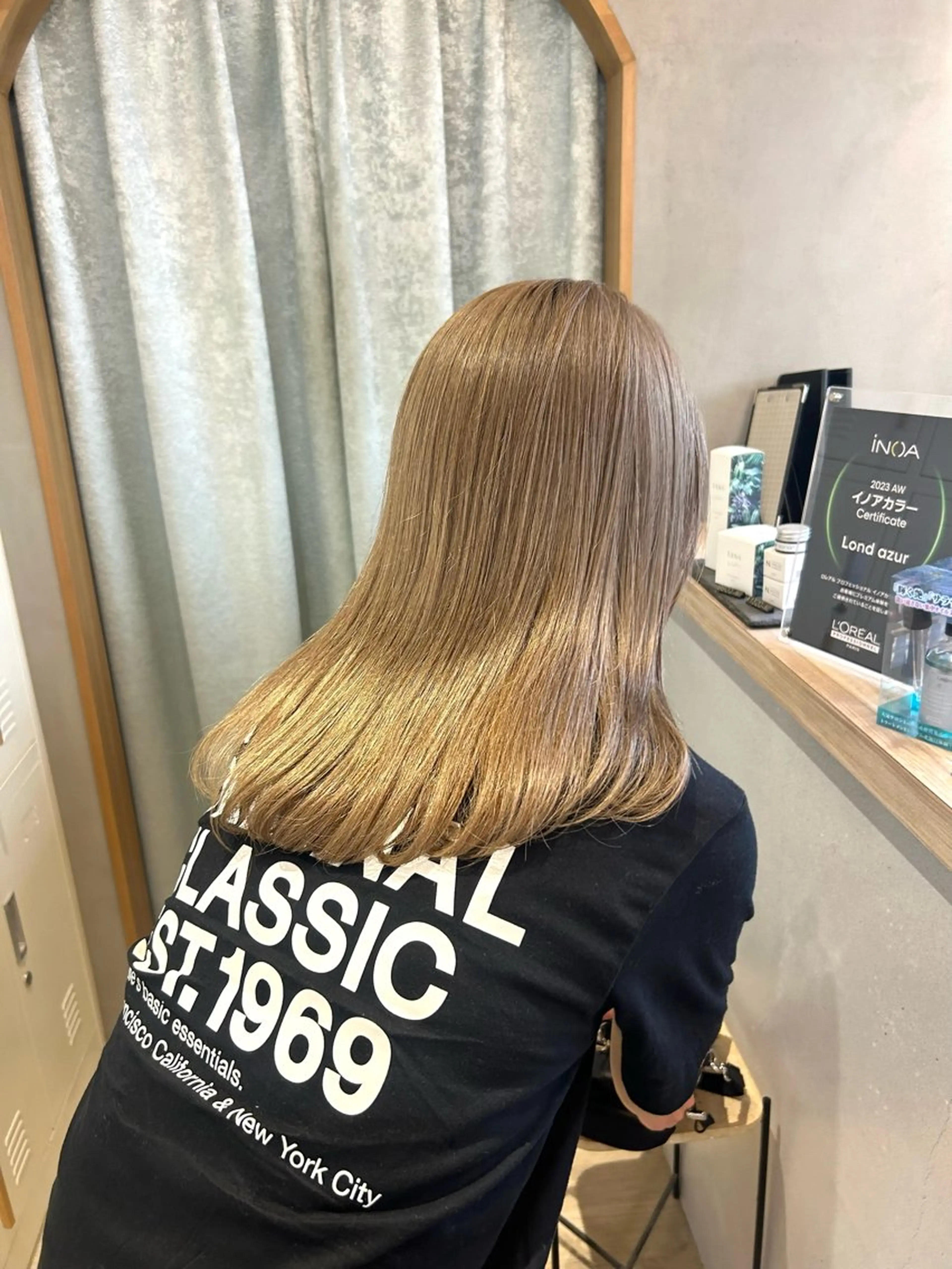 セミロング カラー レイヤー/ボブ /カット/しょうきのヘアスタイル