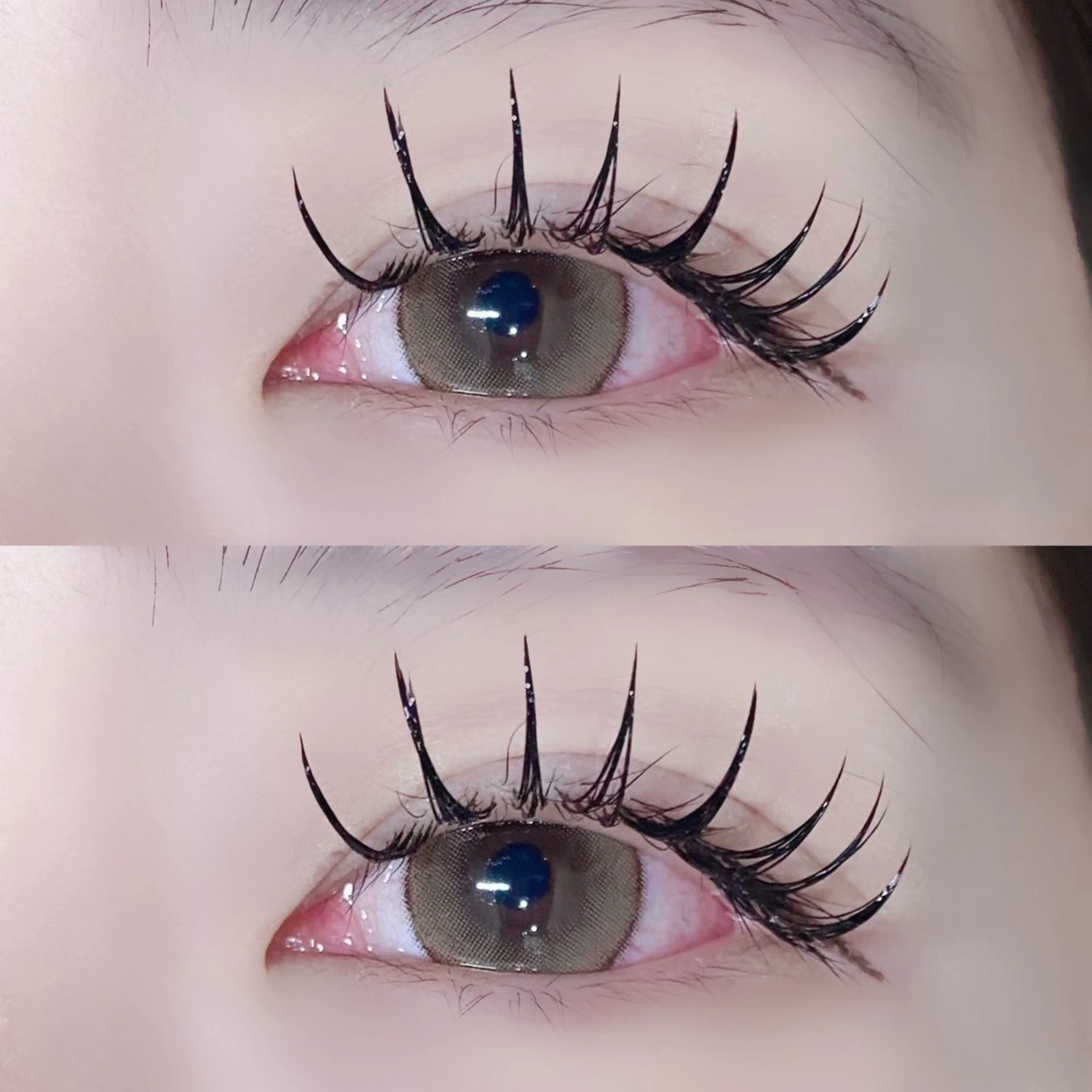 マツエク・マツパ キュート Dカール フラットラッシュ マツエク 丸山 胡海のマツエク・マツパデザイン