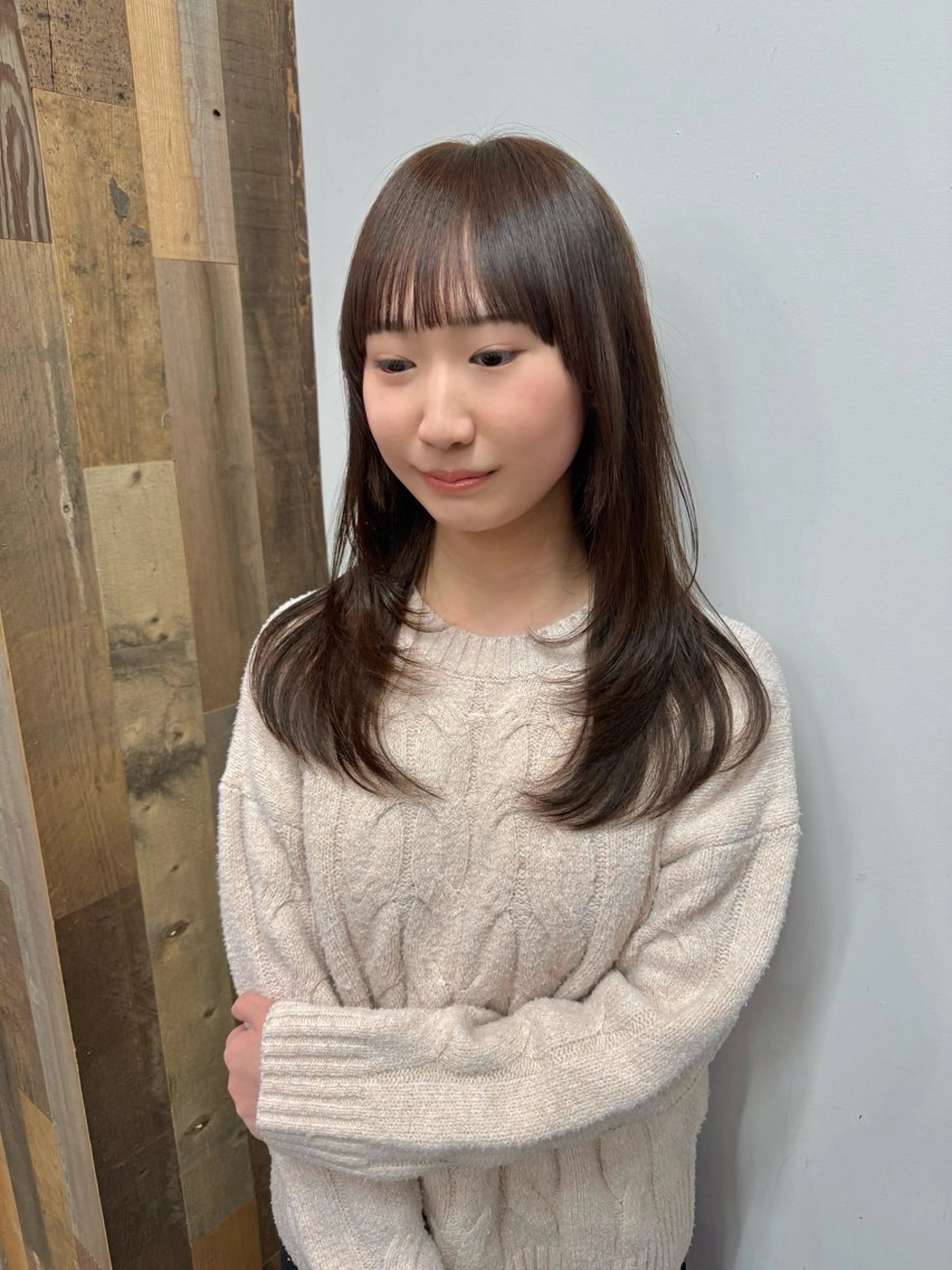 セミロング レイヤーカット 似合わせカット SHICUNEアサミ /ショート/メンズのヘアスタイル