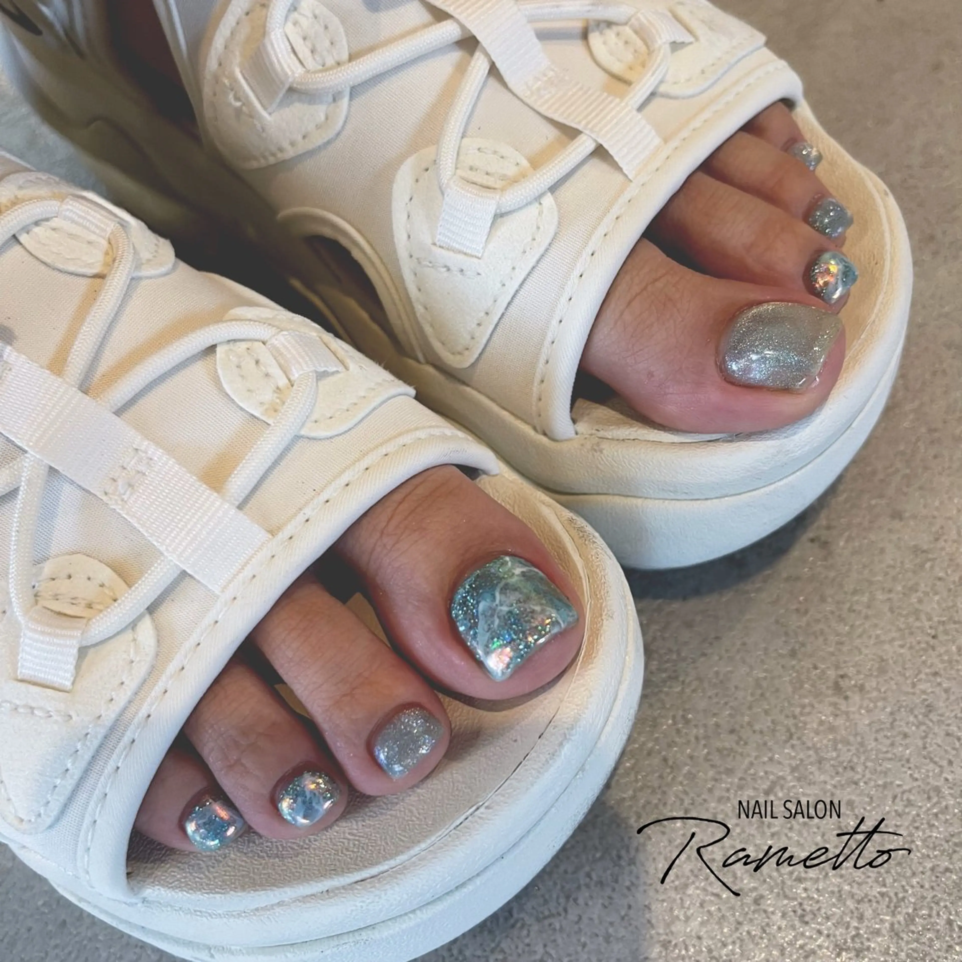 ネイル フットネイル NAILSALON Ramettoのネイルデザイン