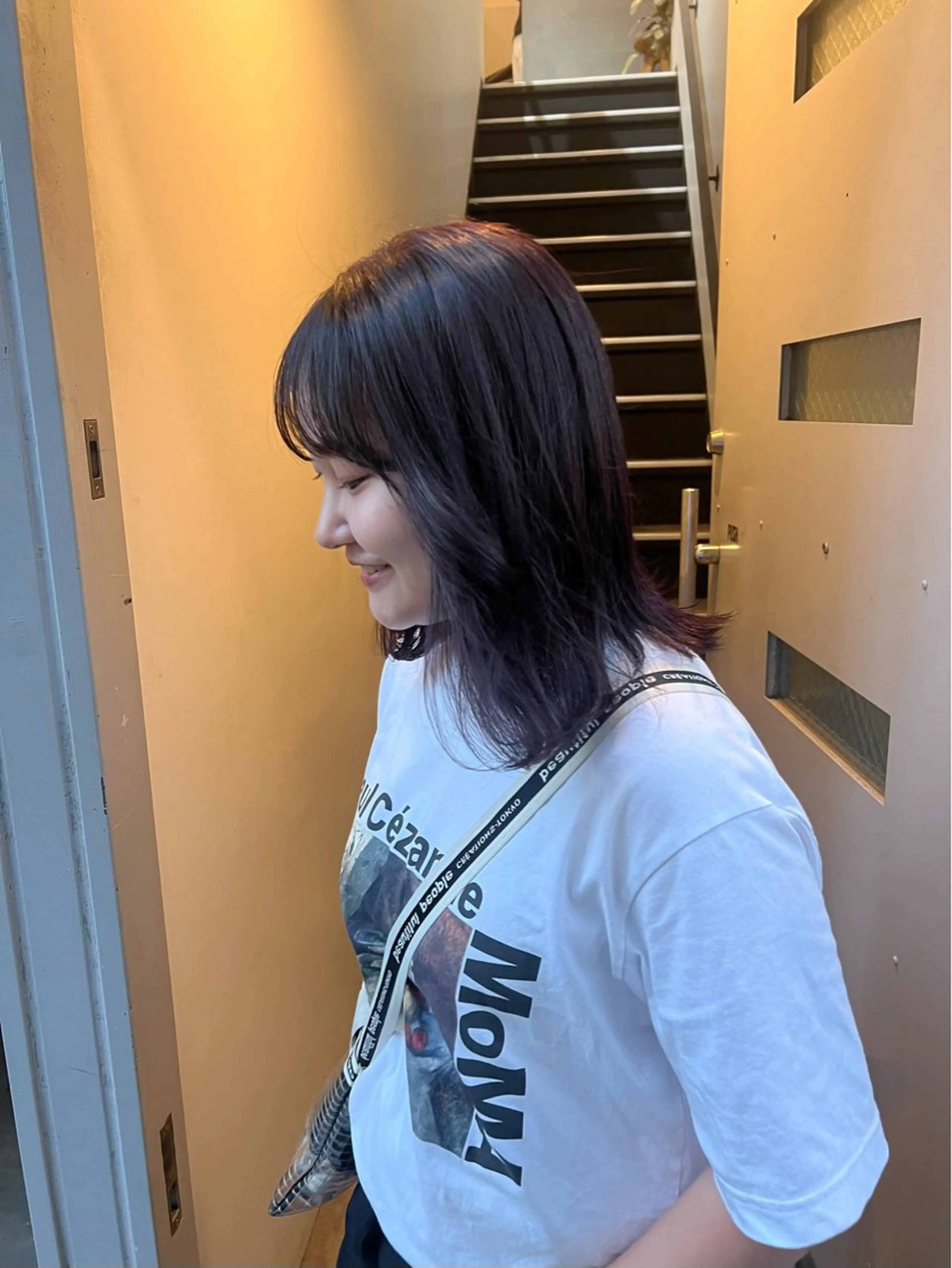 カラー the hinc所属・miyu /大阪 /レイヤーカットのヘアスタイル