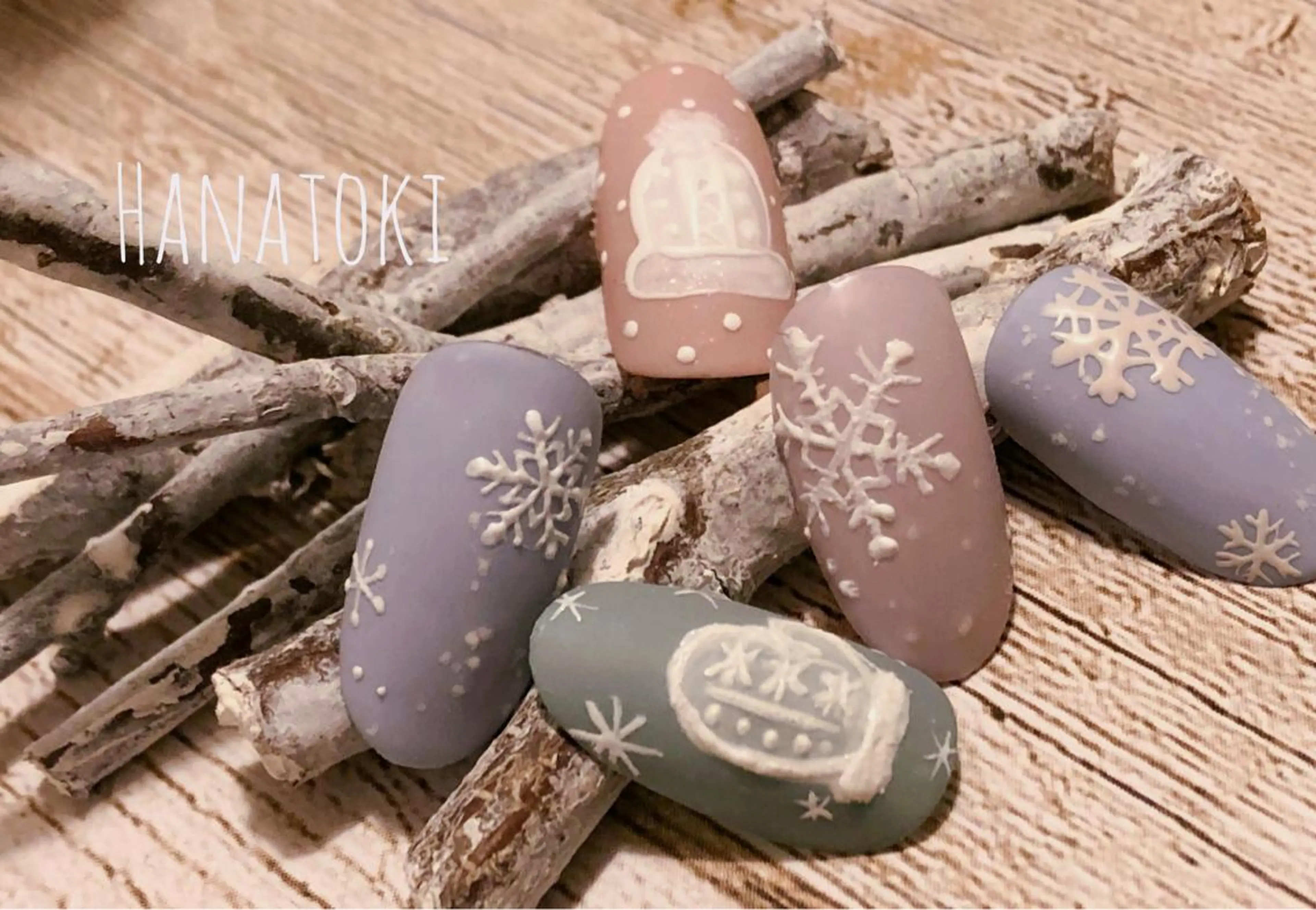 ネイル マットネイル その他(ネイル) Hanatoki所属・菅原 千明のネイルデザイン