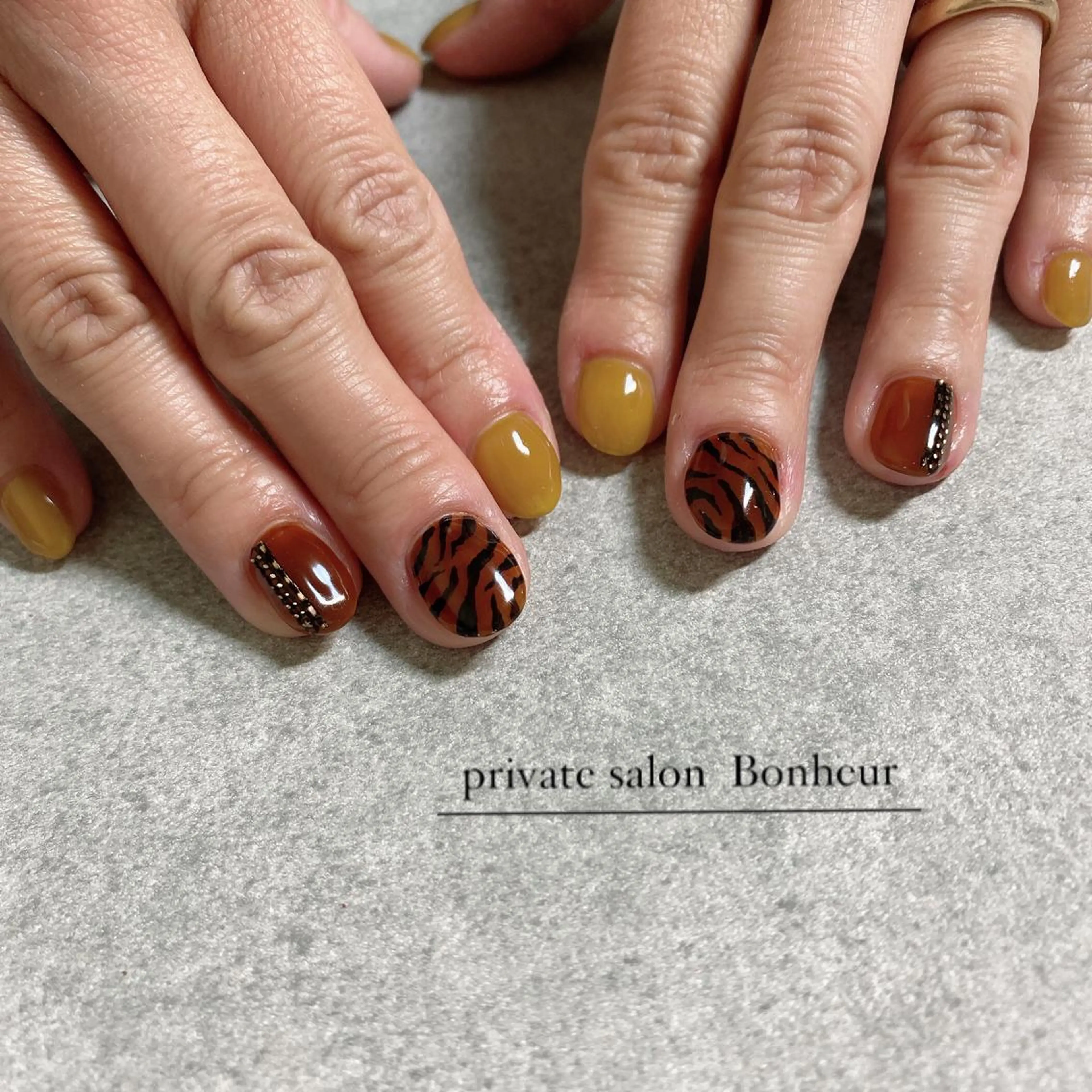 ネイル ハンドネイル BONHEUR Annaのネイルデザイン