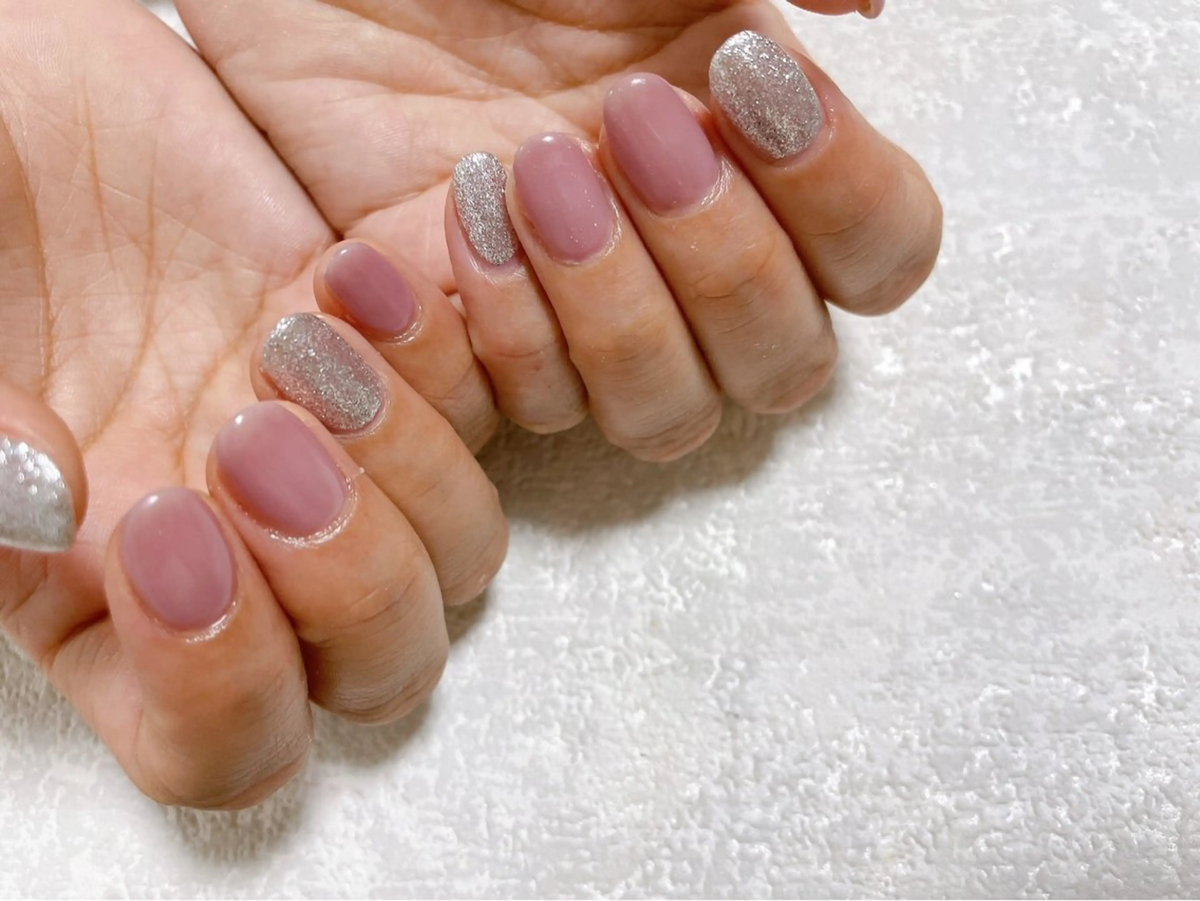 ネイル オーロラネイル フットネイル フレンチネイル ジェルネイル 韓国ネイル ハンドネイル Mogu nail 二子玉川のネイルデザイン