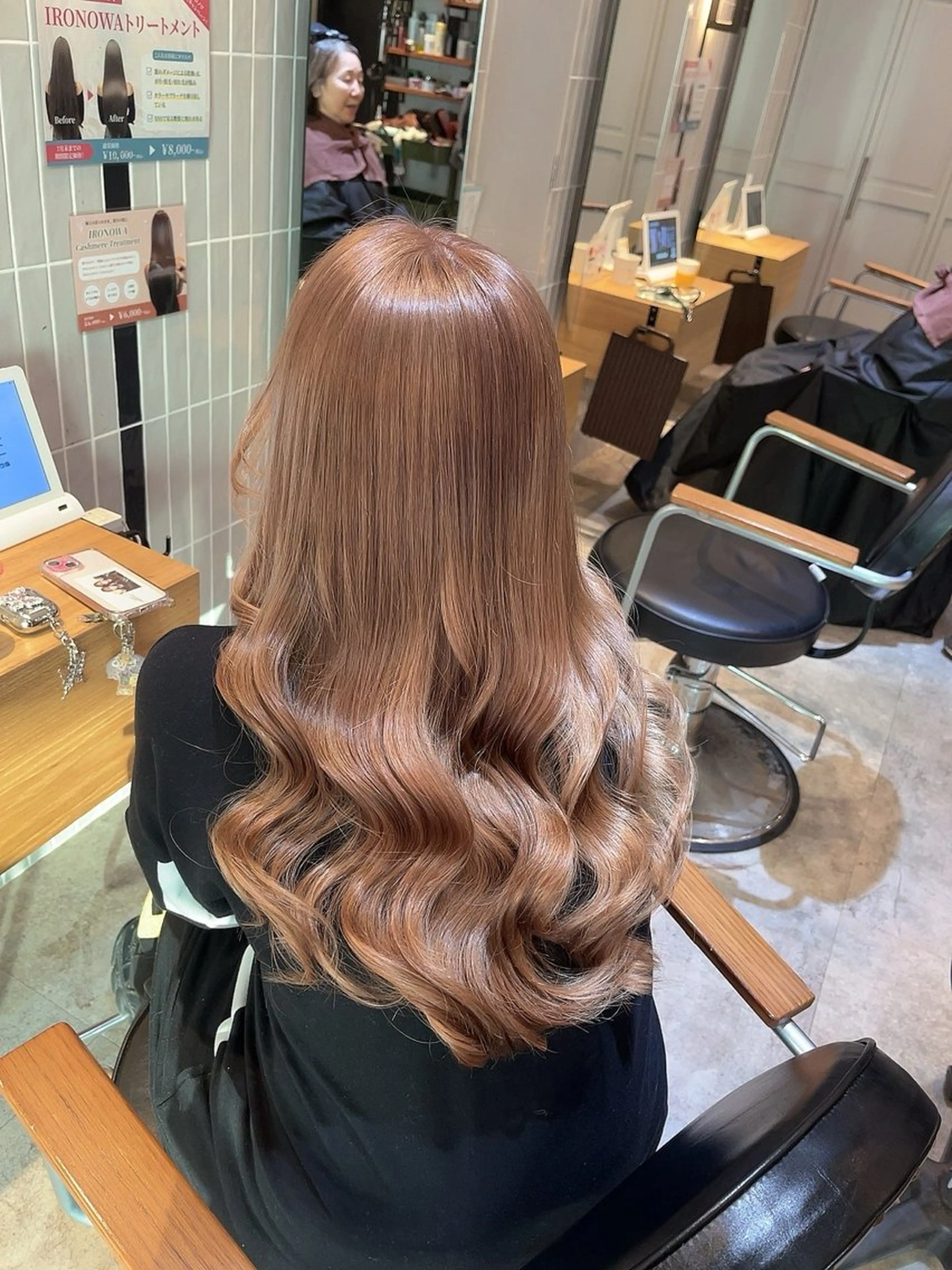 ロング カラー ヘアカラー トリートメント ラフィスヘアードープ所属・👑髪質改善wカラー /ハイトーン/アユカのヘアスタイル