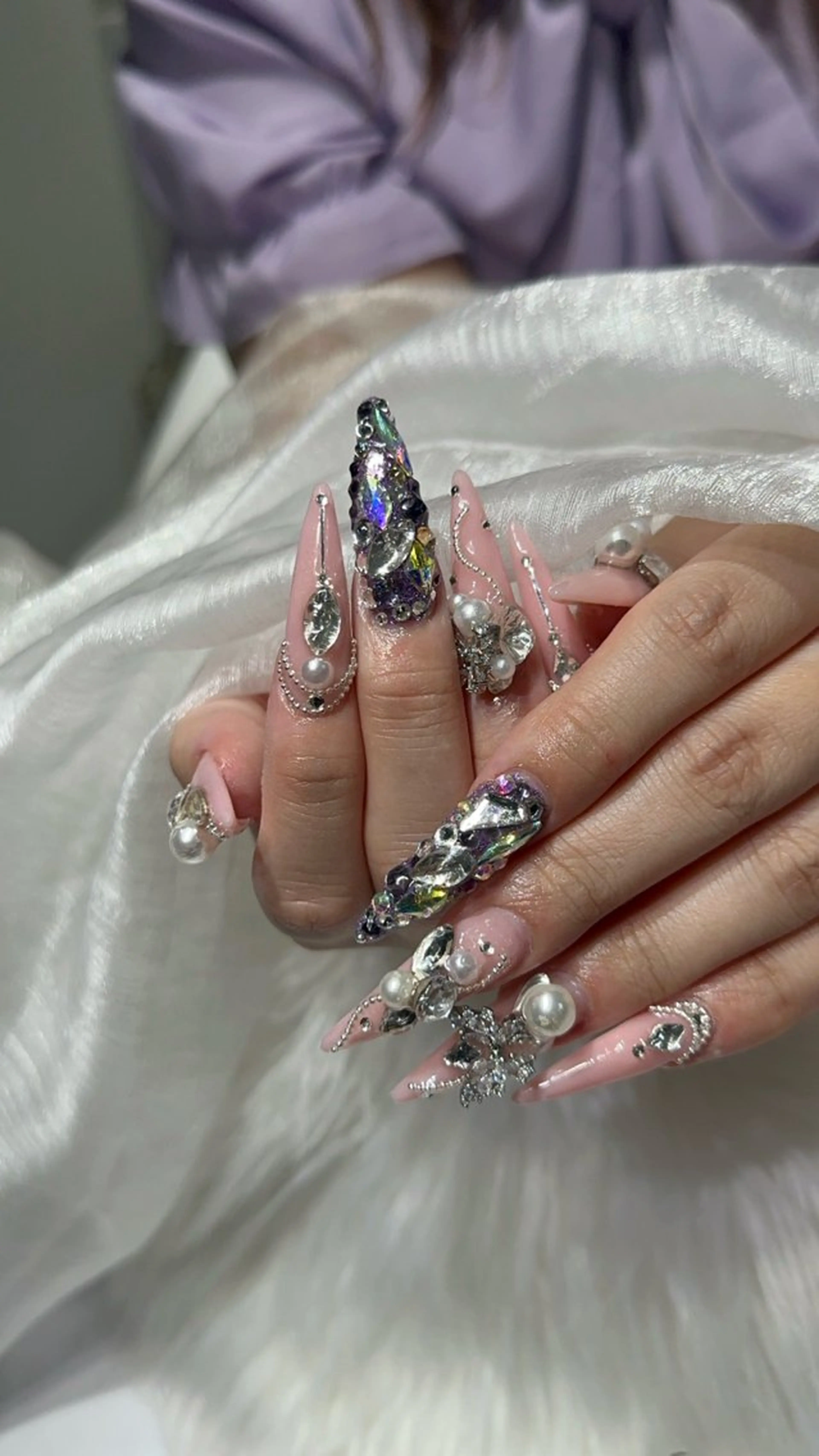 ロング ハンドネイル BINERVA所属・BINERVA nail salonのネイルデザイン