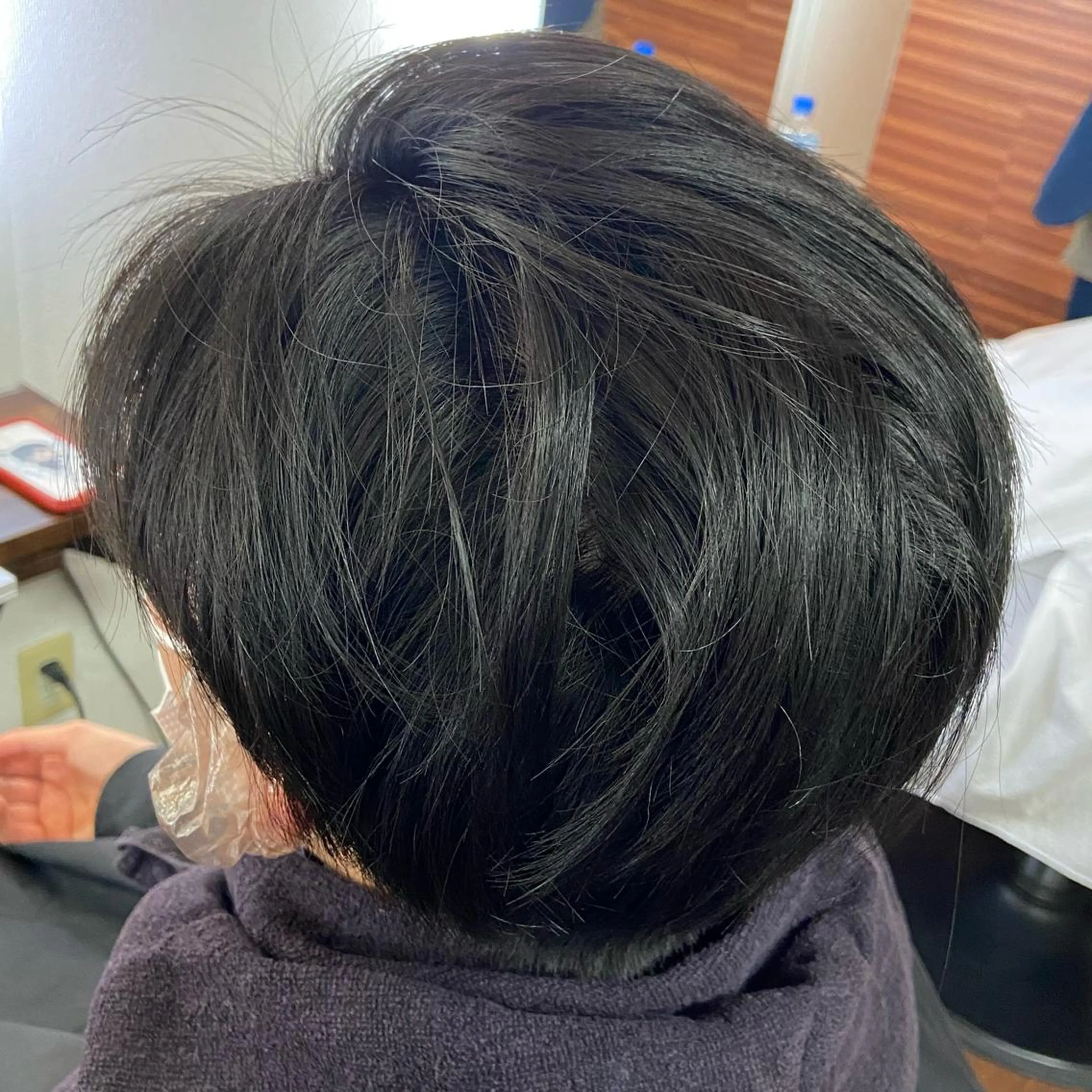 ショート カラー メンズ 卒業式のヘアスタイル インナーカラー指名 No.1菊池柊真のヘアスタイル