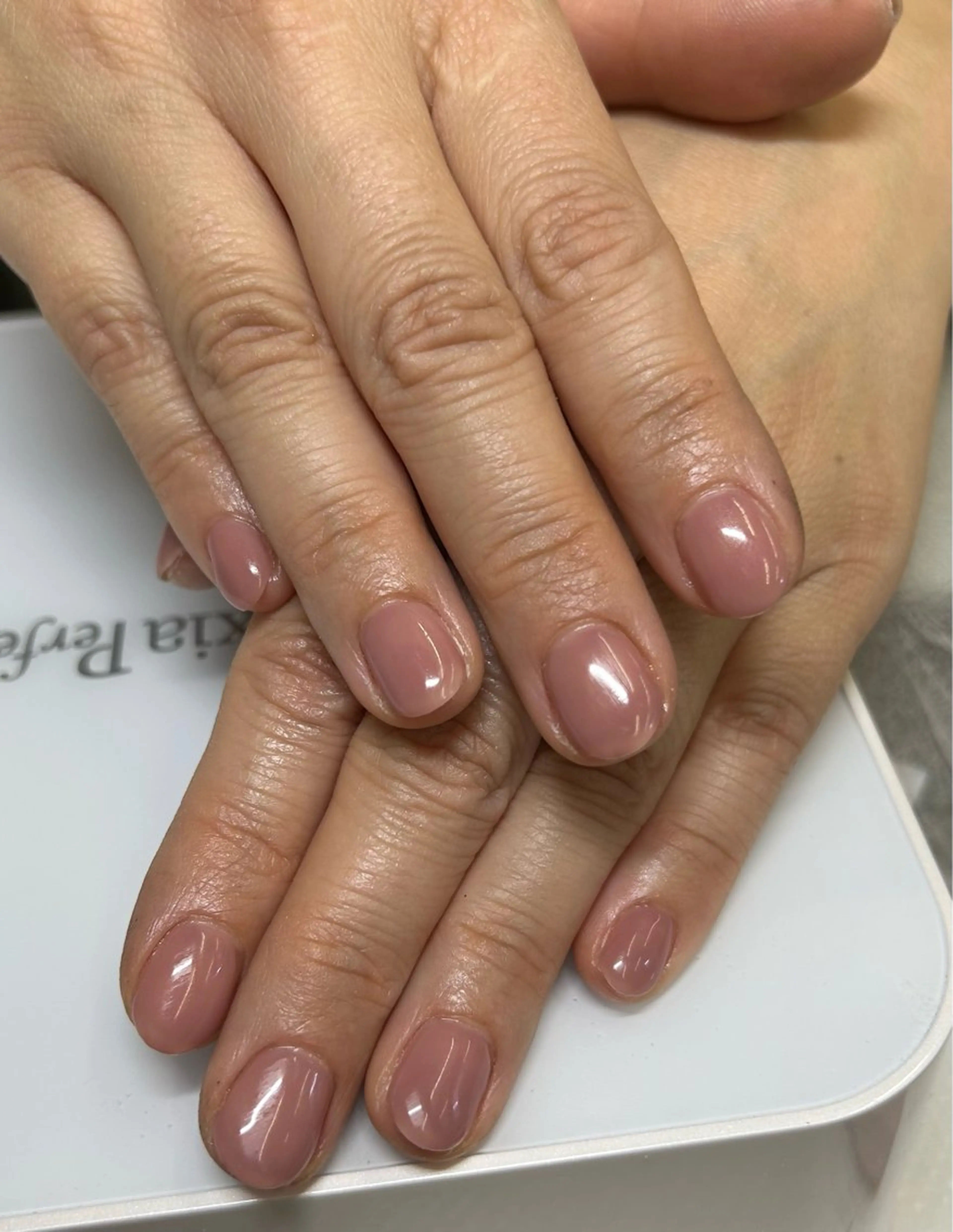 ネイル ワンカラーネイル AIushe平井店 ななみのネイルデザイン