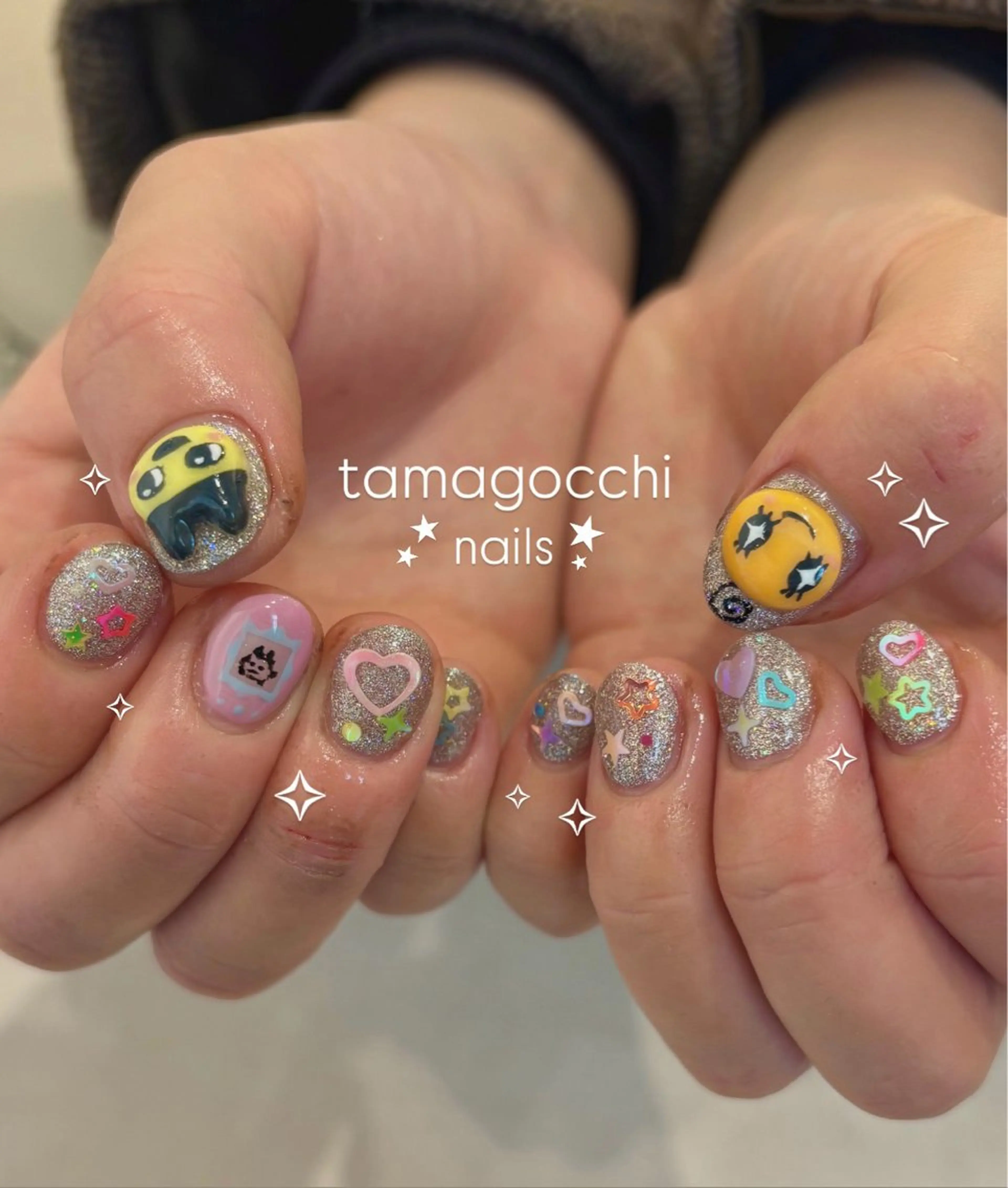 ネイル アートネイル キラキラネイル ハンドネイル enurk店 🍋 丸谷みく♥のその他イメージ