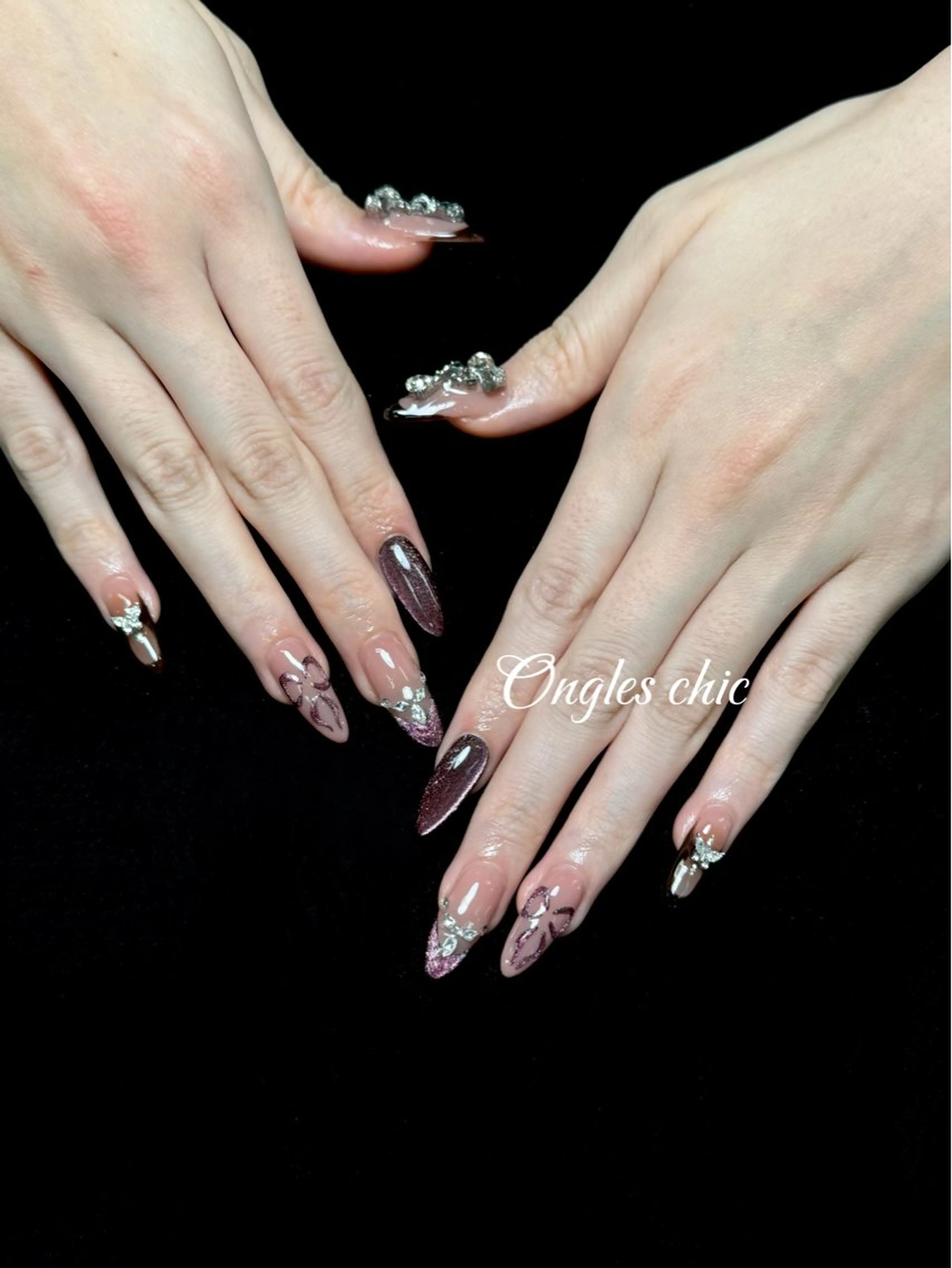 ネイル ハンドネイル ongles chicのネイルデザイン