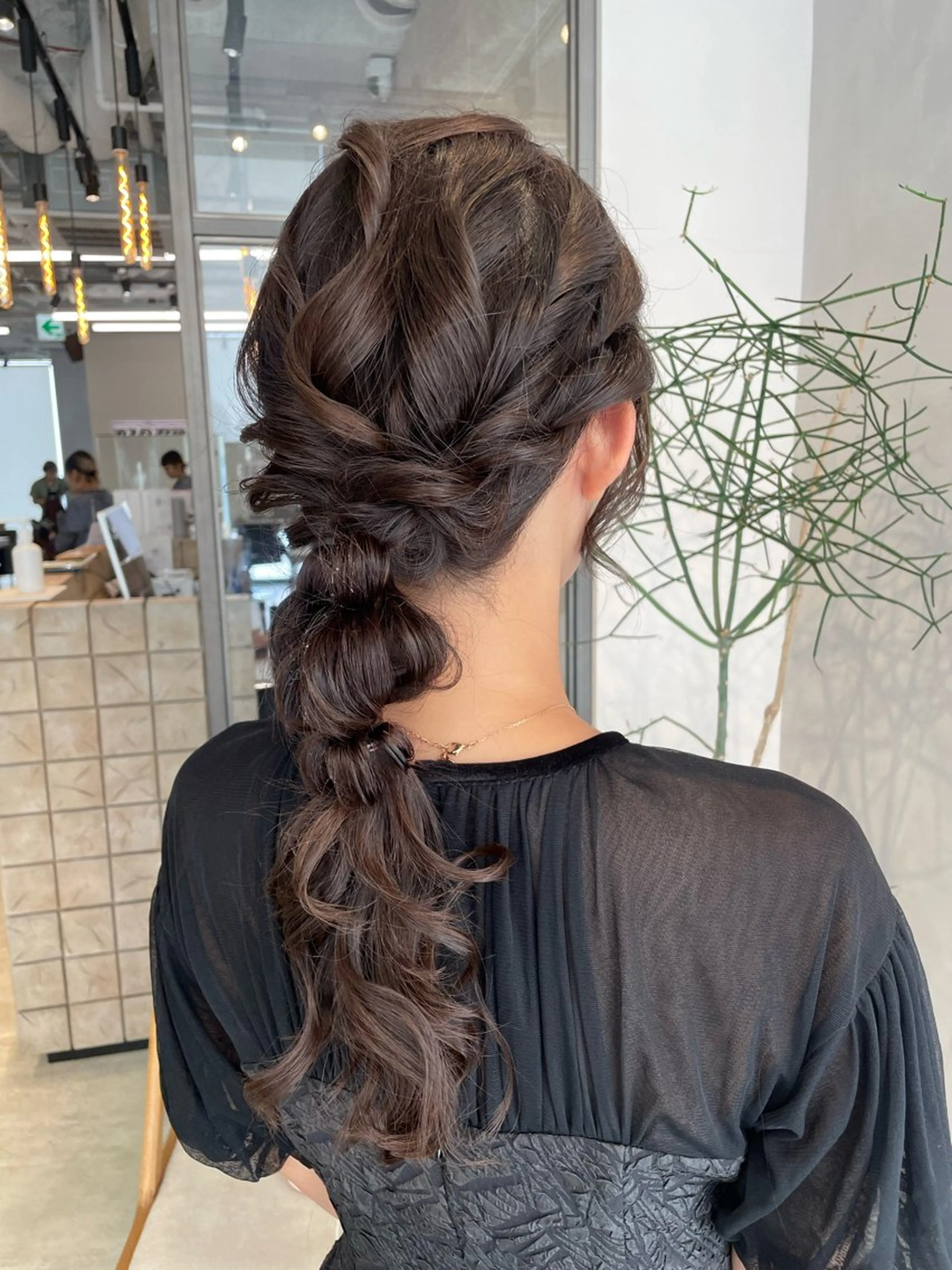 ヘアアレンジ 透明感カラー✨艶髪 制作🌱山根あゆみのヘアスタイル