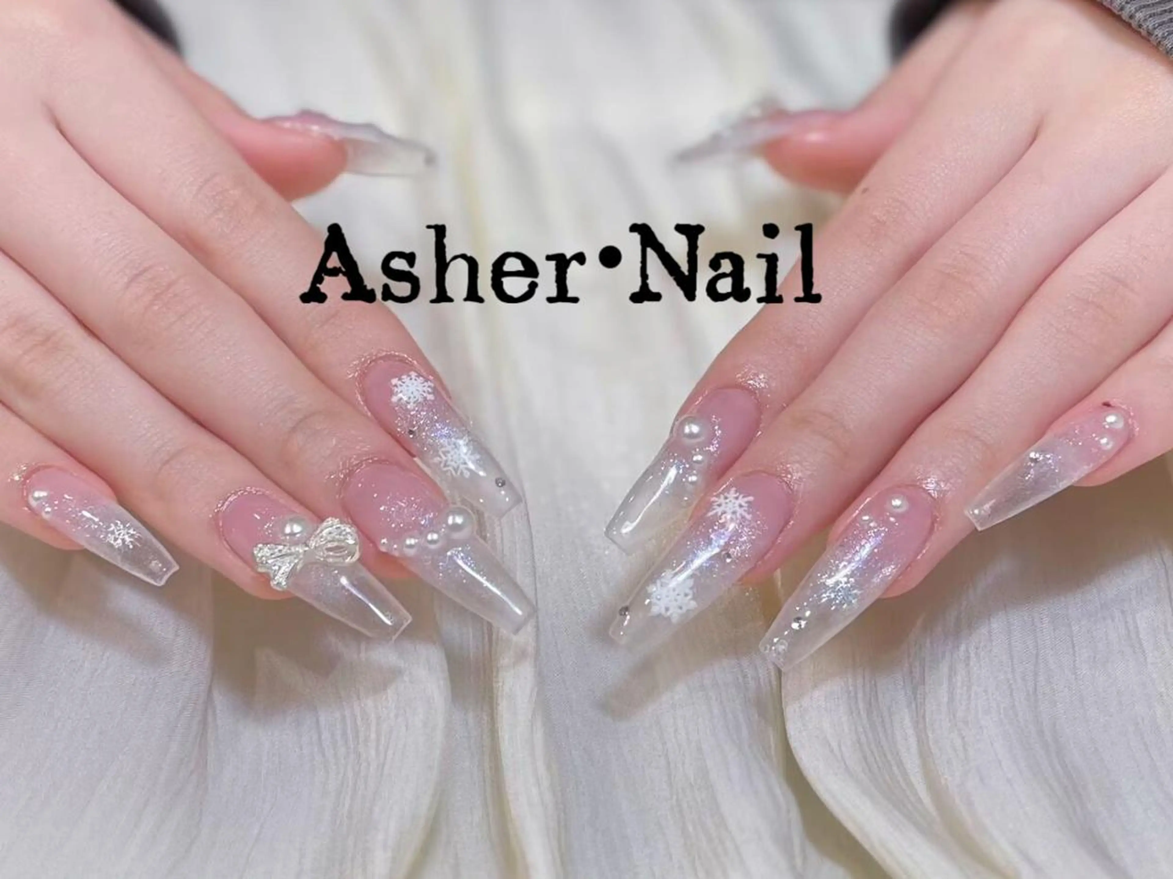 ネイル ハンドネイル ハンドケア Asher-Hana 🎗のネイルデザイン