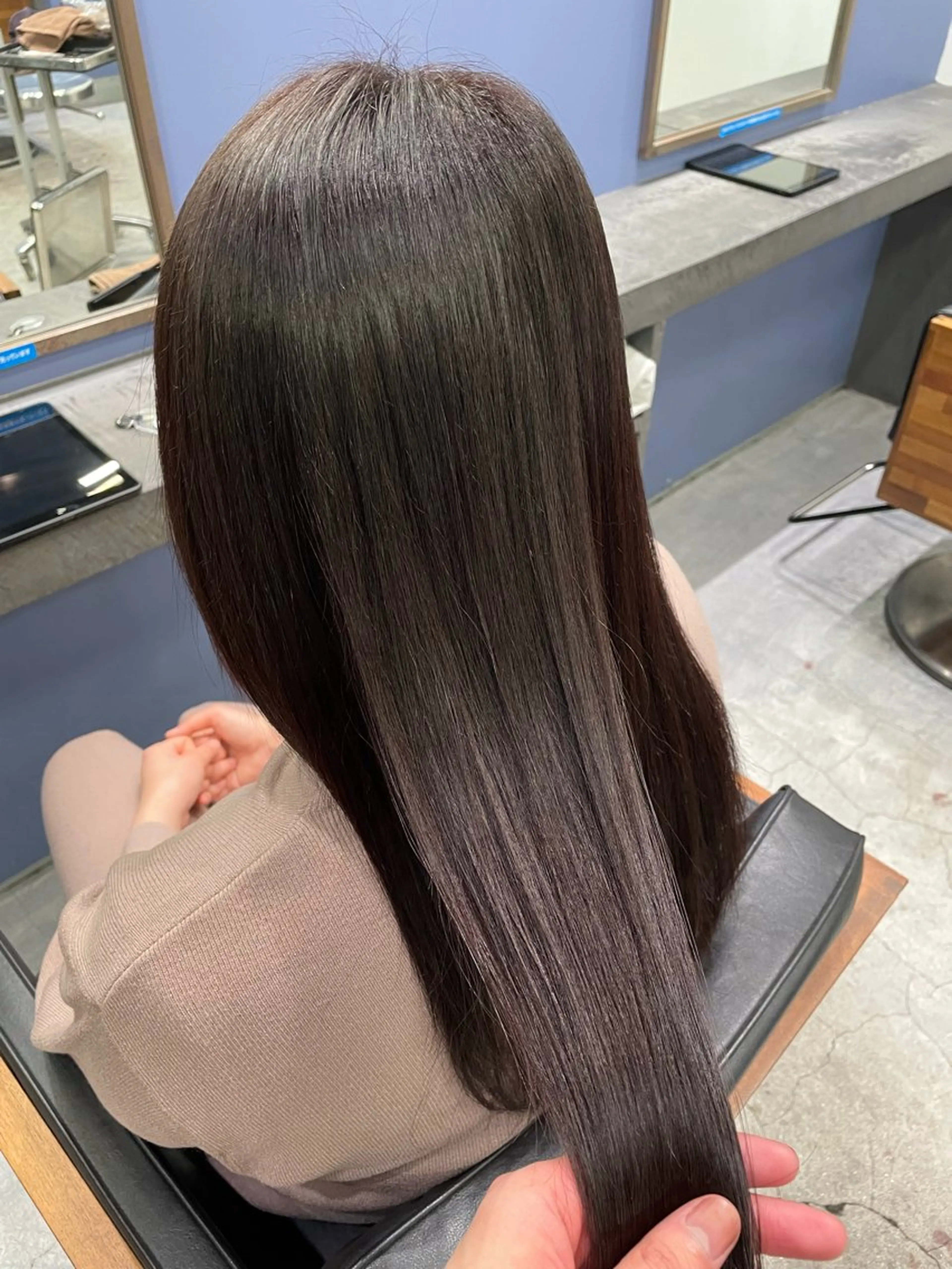 ロング カラー ヘアカラー トリートメント 🌿長尾俊汰🌿 透明感カラーのヘアスタイル