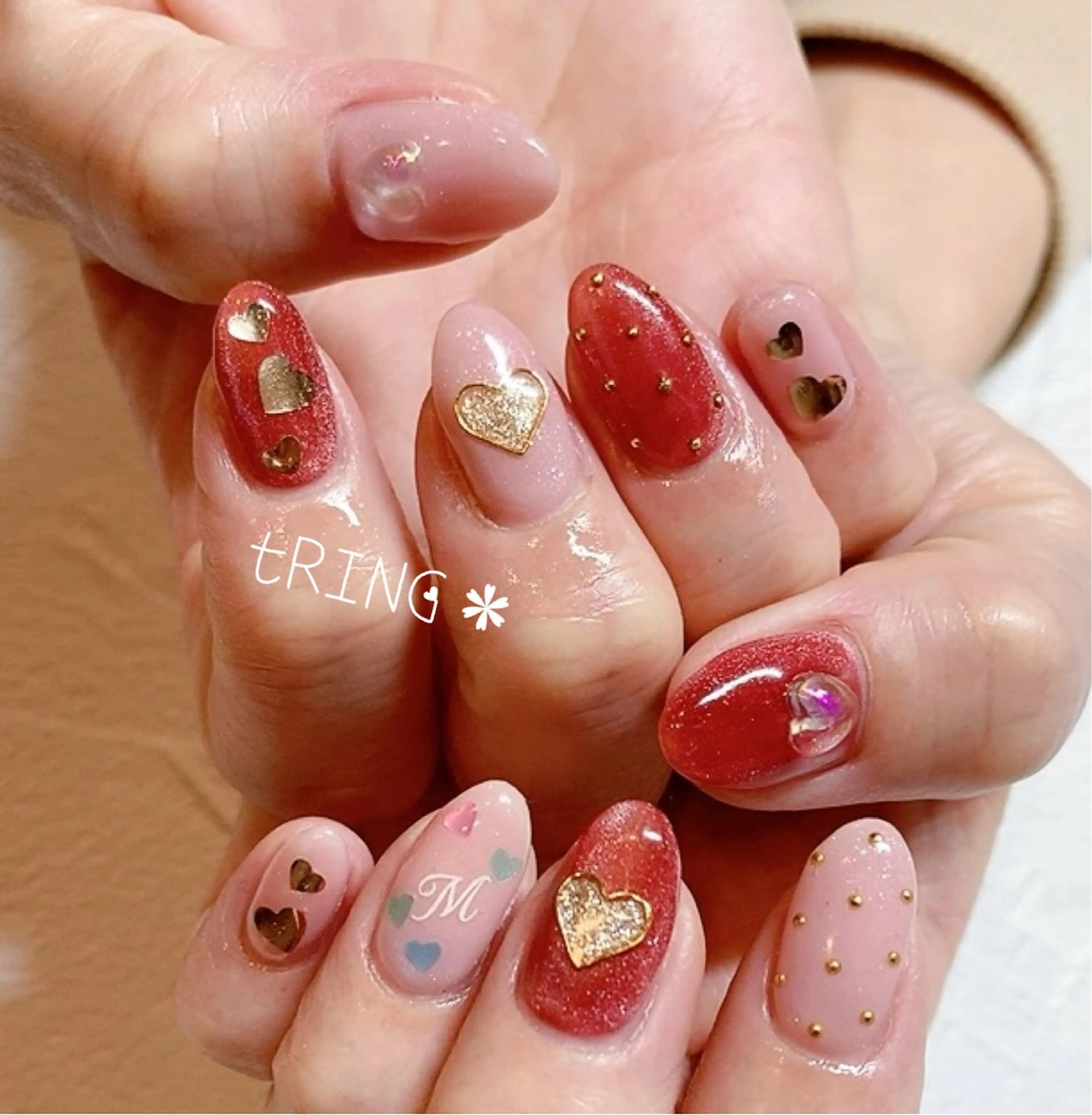 ネイル ハンドネイル tRING＊ しいの木台のネイルデザイン