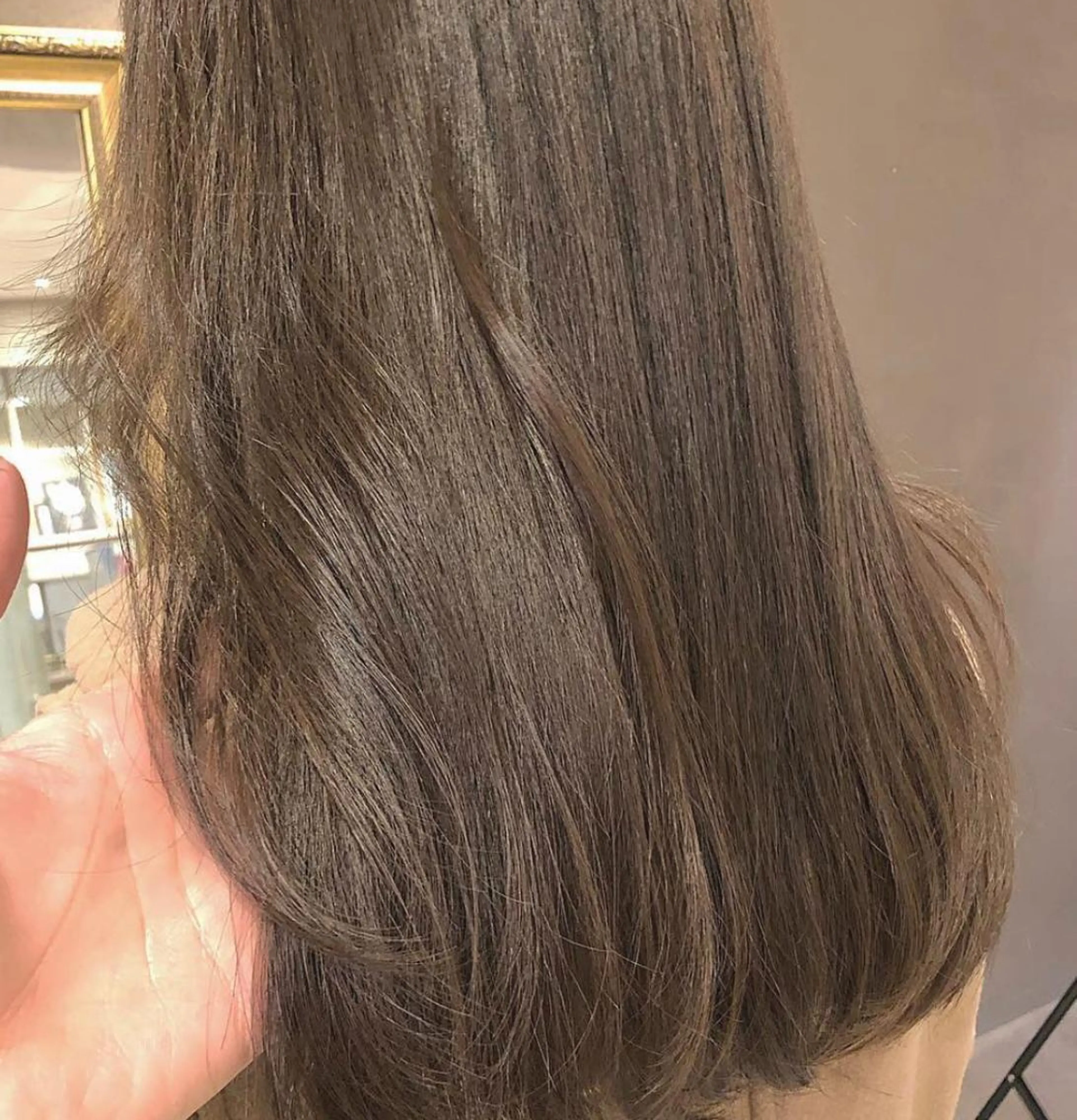 ミディアム カラー ベージュカラー 透明感カラー ダブルカラー 沖縄/ヘアアレンジ /ナカノのヘアスタイル