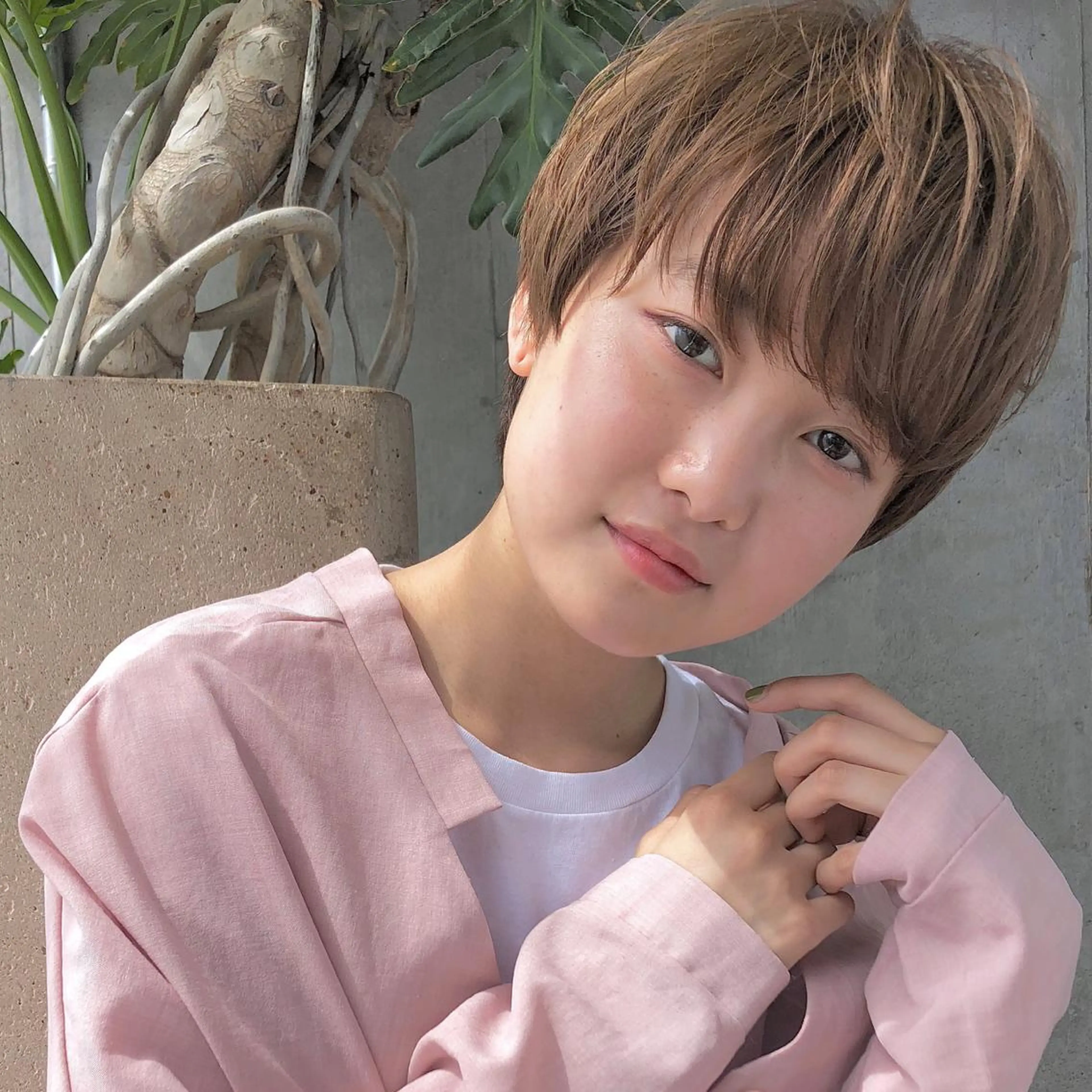 ショート カラー tane.所属・【ダメージレス施術】 【透明感】北村 拓也のヘアスタイル