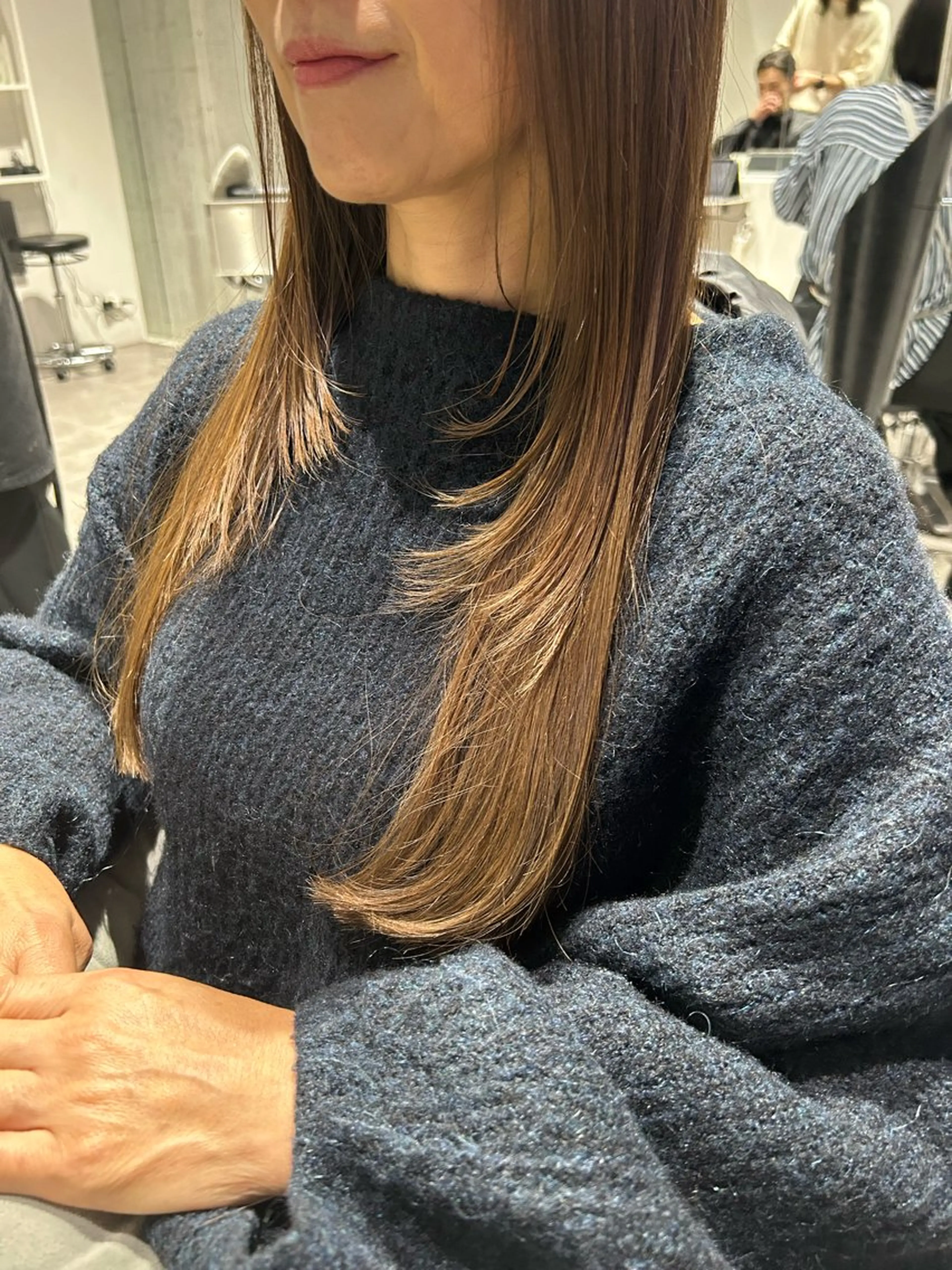 ロング カラー トキタ アオイのヘアスタイル