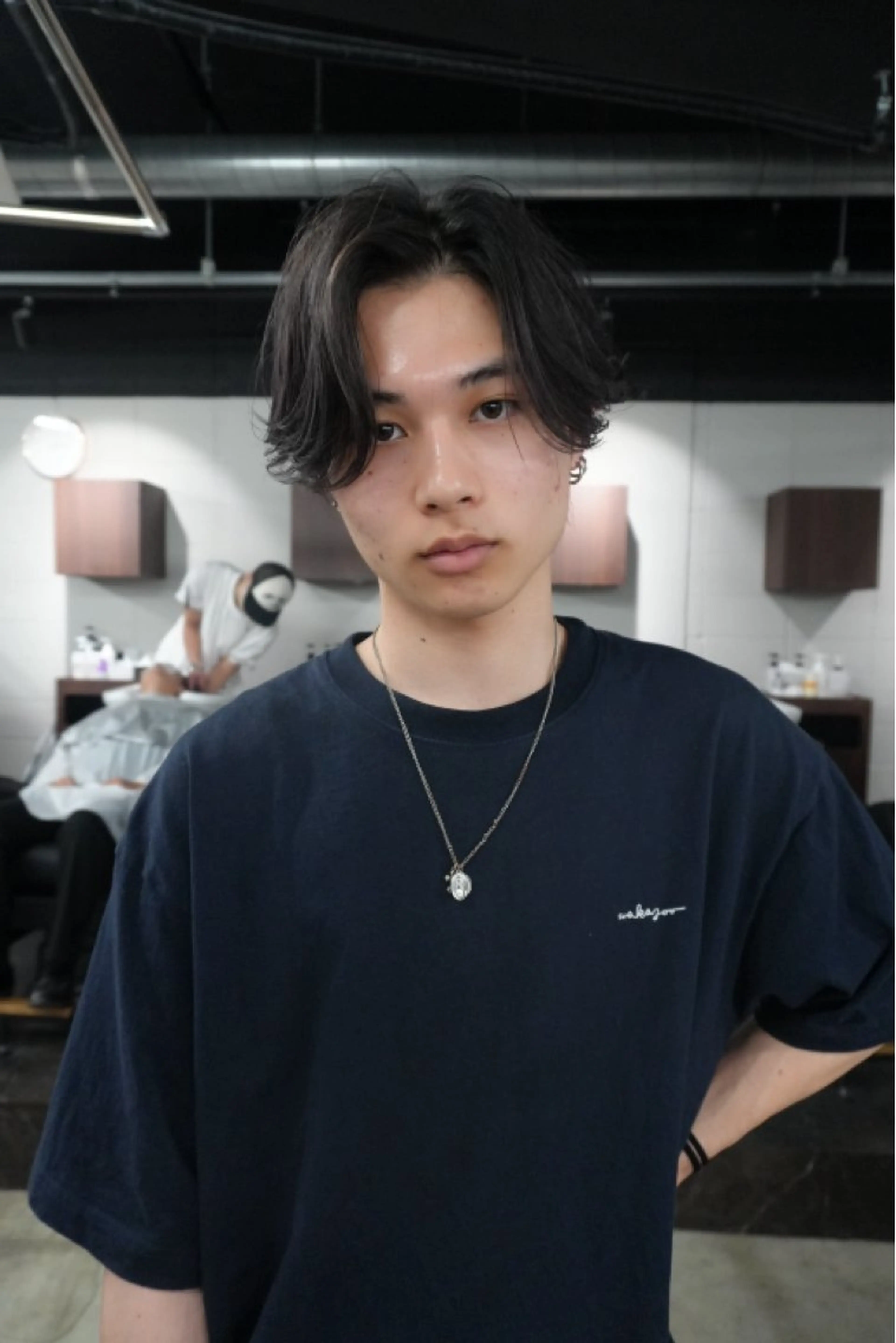 メンズ カット パーマ 【pia】 Hikaruのヘアスタイル