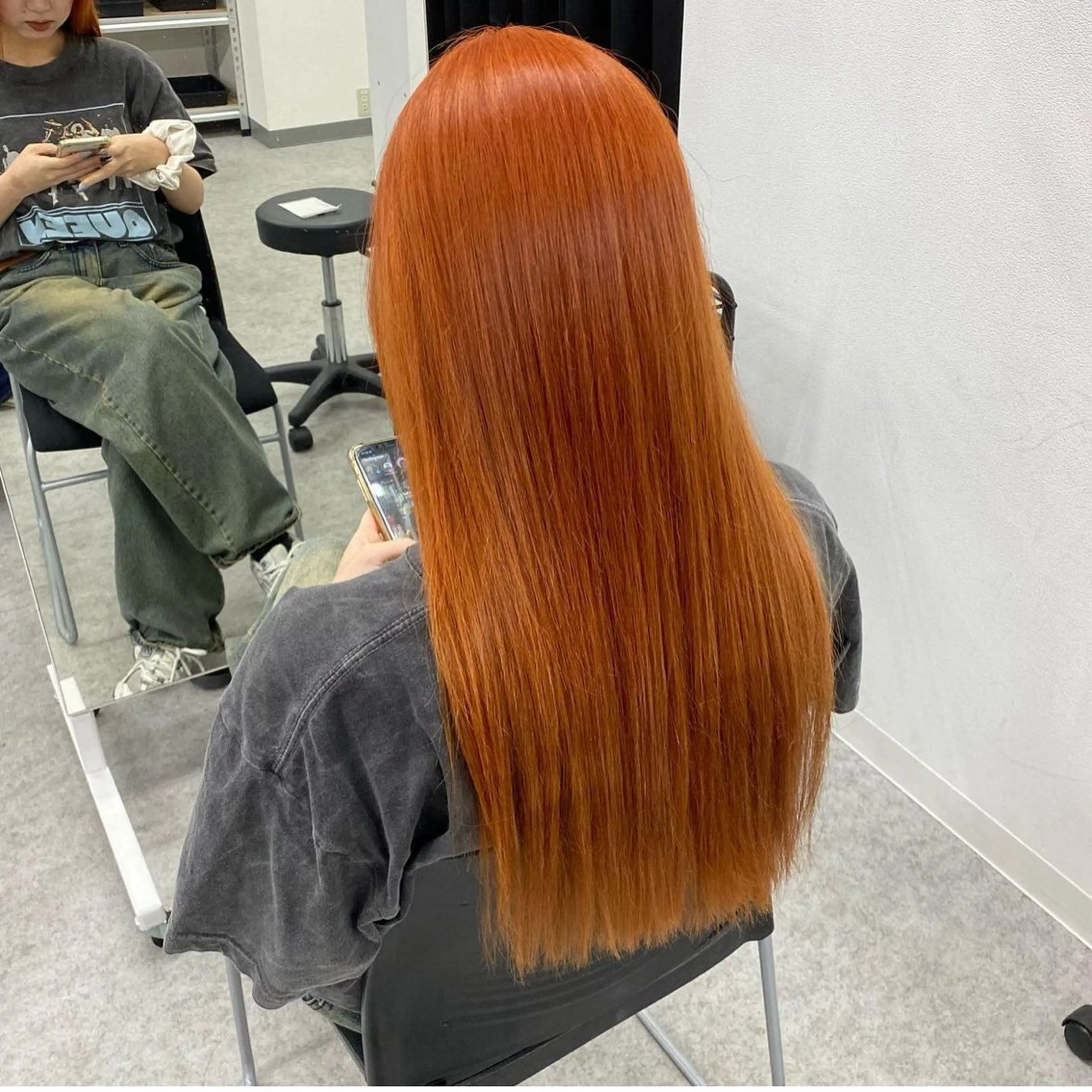 ロング ヘアカラー 🩷モテ髪＆透明感 🩷ミルクティー🩷のヘアスタイル