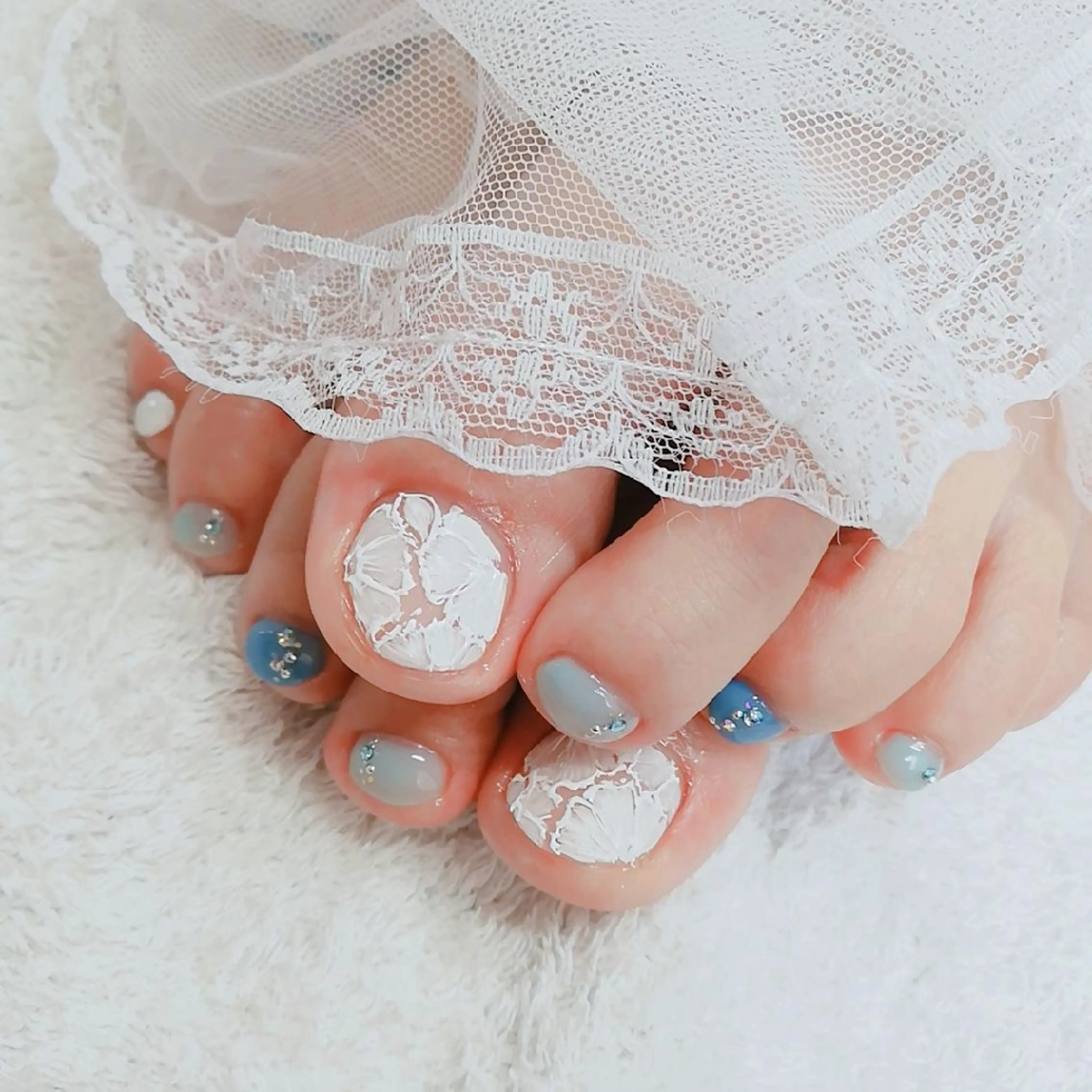 ネイル アートネイル フットネイル 柴崎 美幸のネイルデザイン