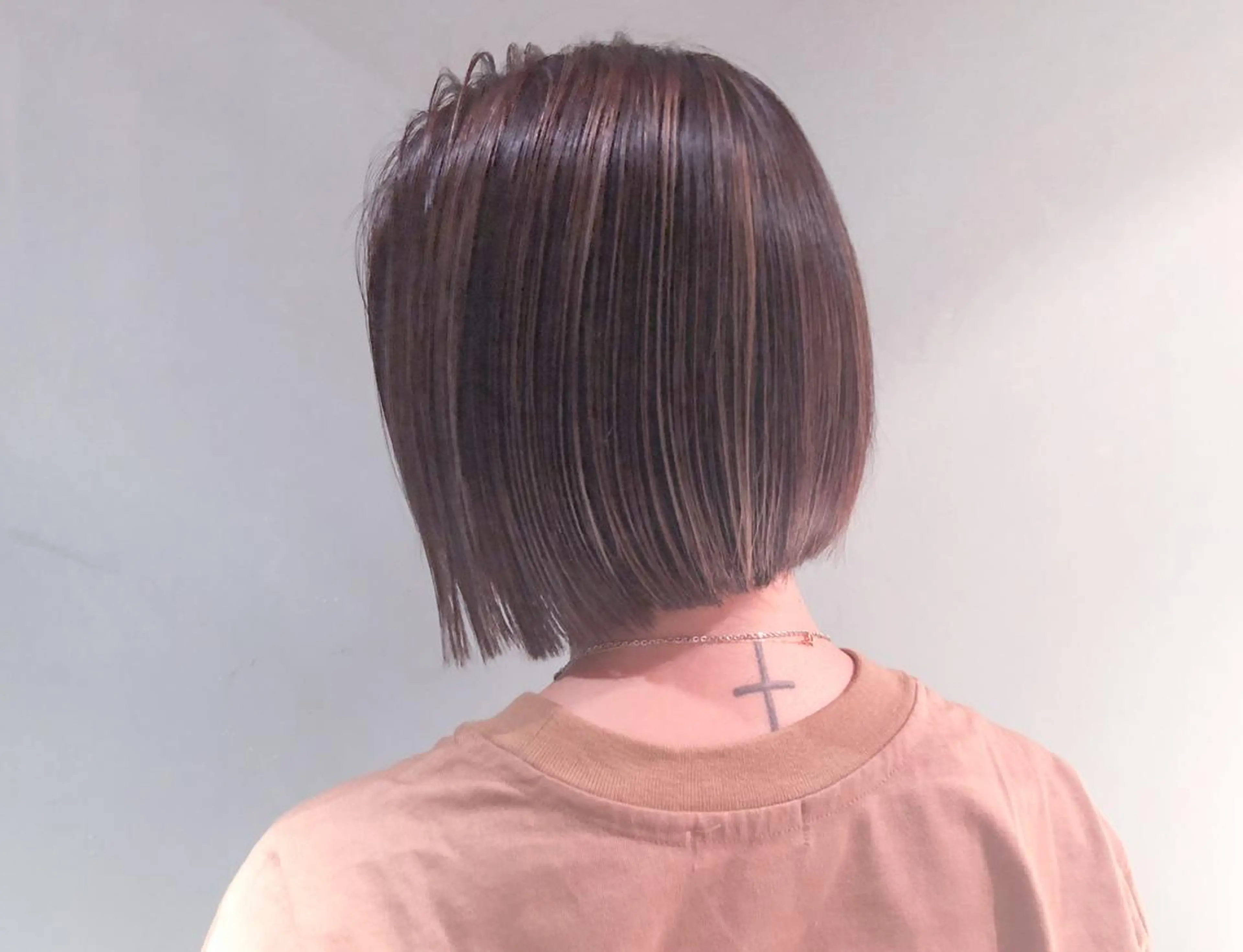 ミディアム カラー ハイライトカラー 3Dハイライト ボブ ハイライト トリートメント Hairsalon F＋Moana by　HEADLIGHT所属・salonF 🔸hamaのマツエク・マツパデザイン