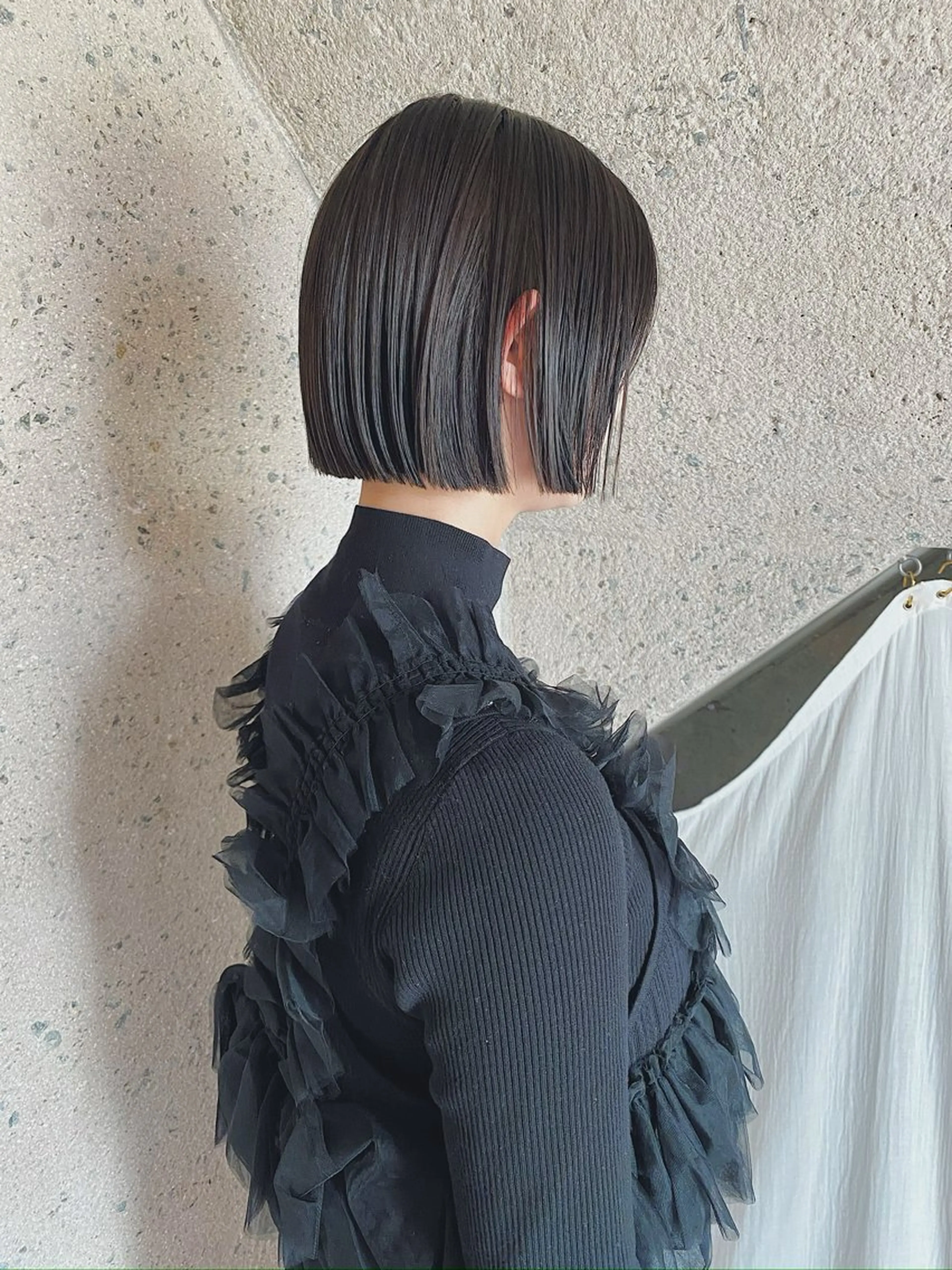 ショート IZAKI/パーマ/ ボブ/ショート/平尾のヘアスタイル