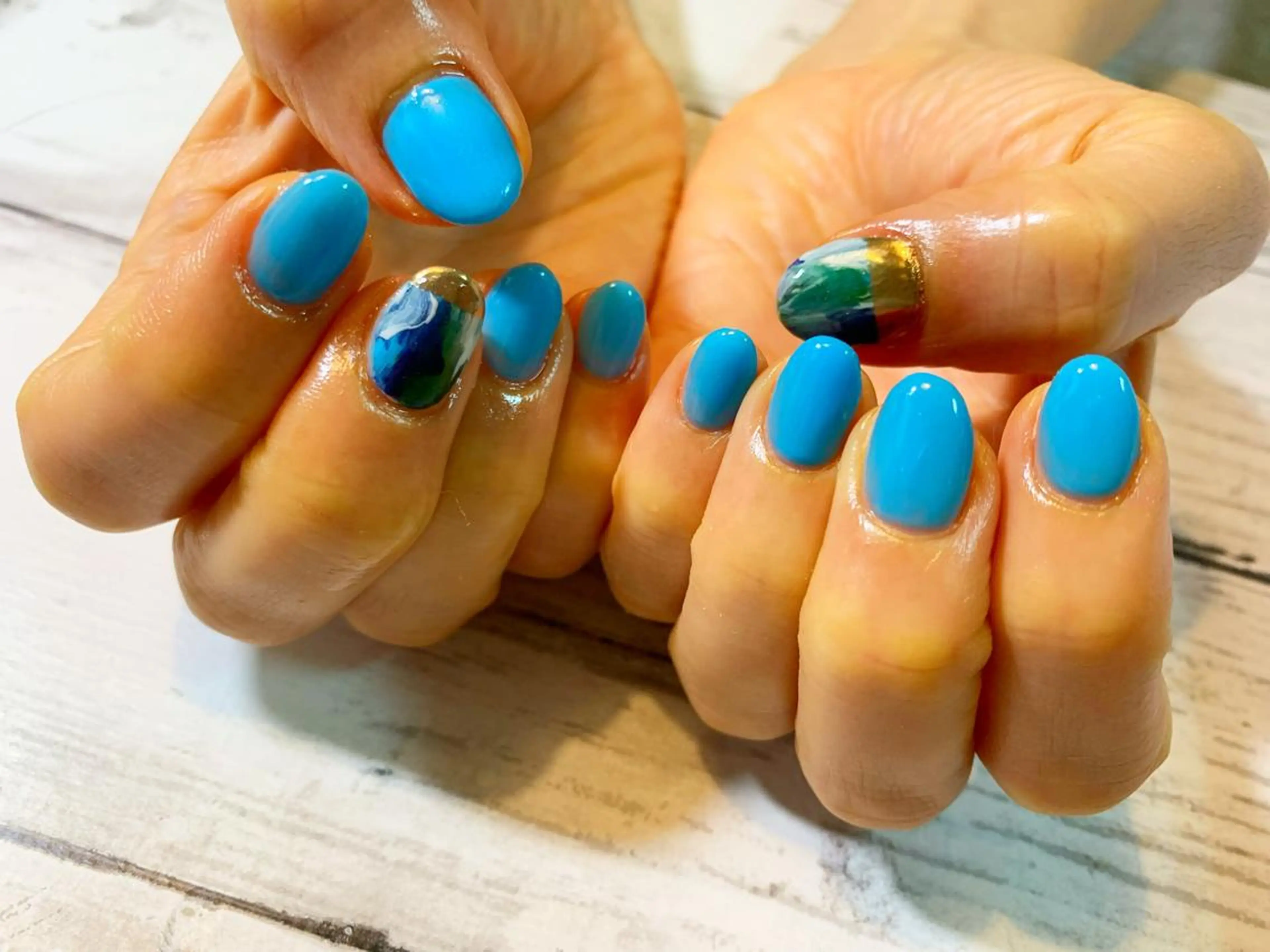 ネイル ハンドネイル フットネイル GéRanium Harukaのネイルデザイン