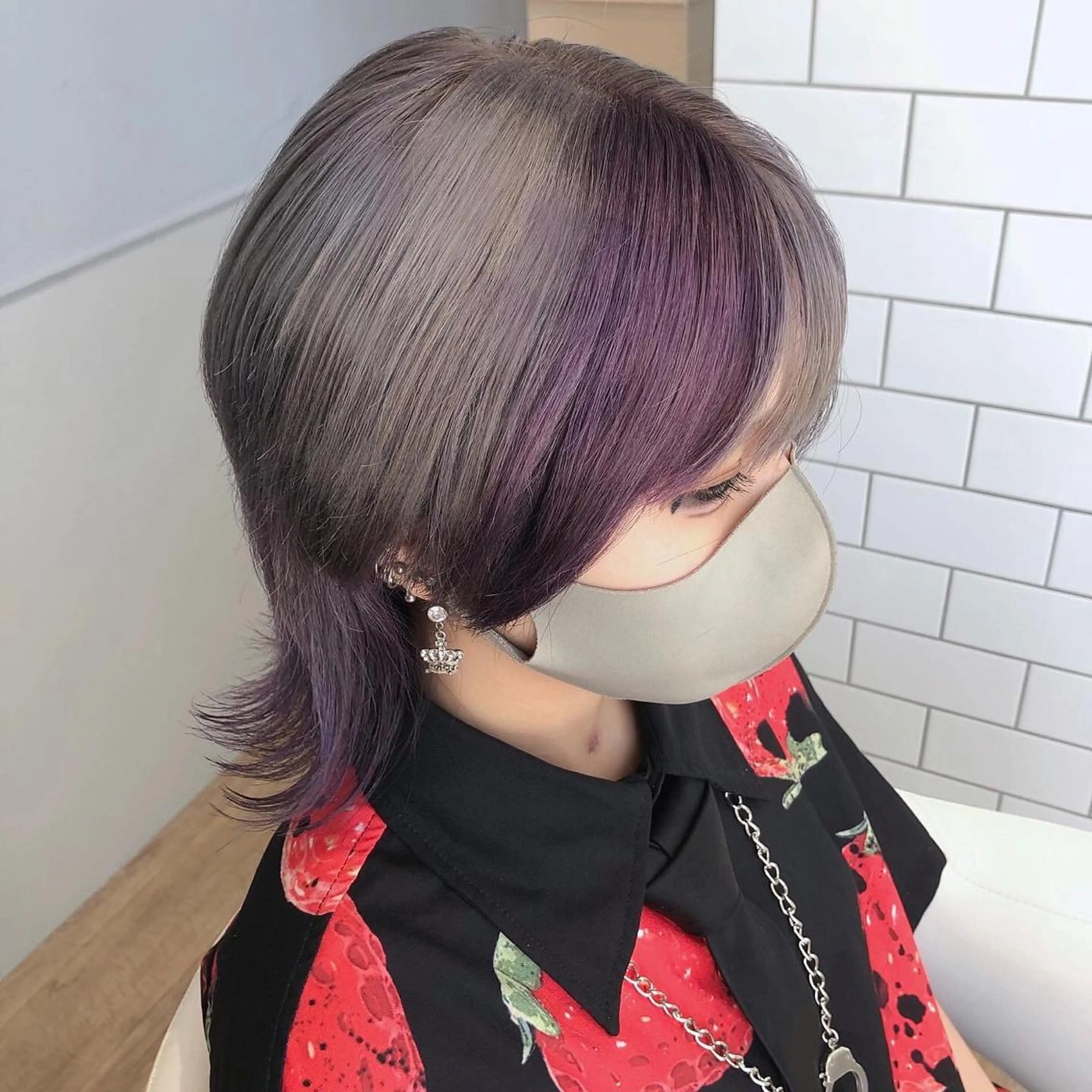 ショート カラー パーマ ヘアアレンジ メンズ キッズ ネイル マツエク・マツパ 🫧垢抜けヘア🫧 SHIORIのヘアスタイル