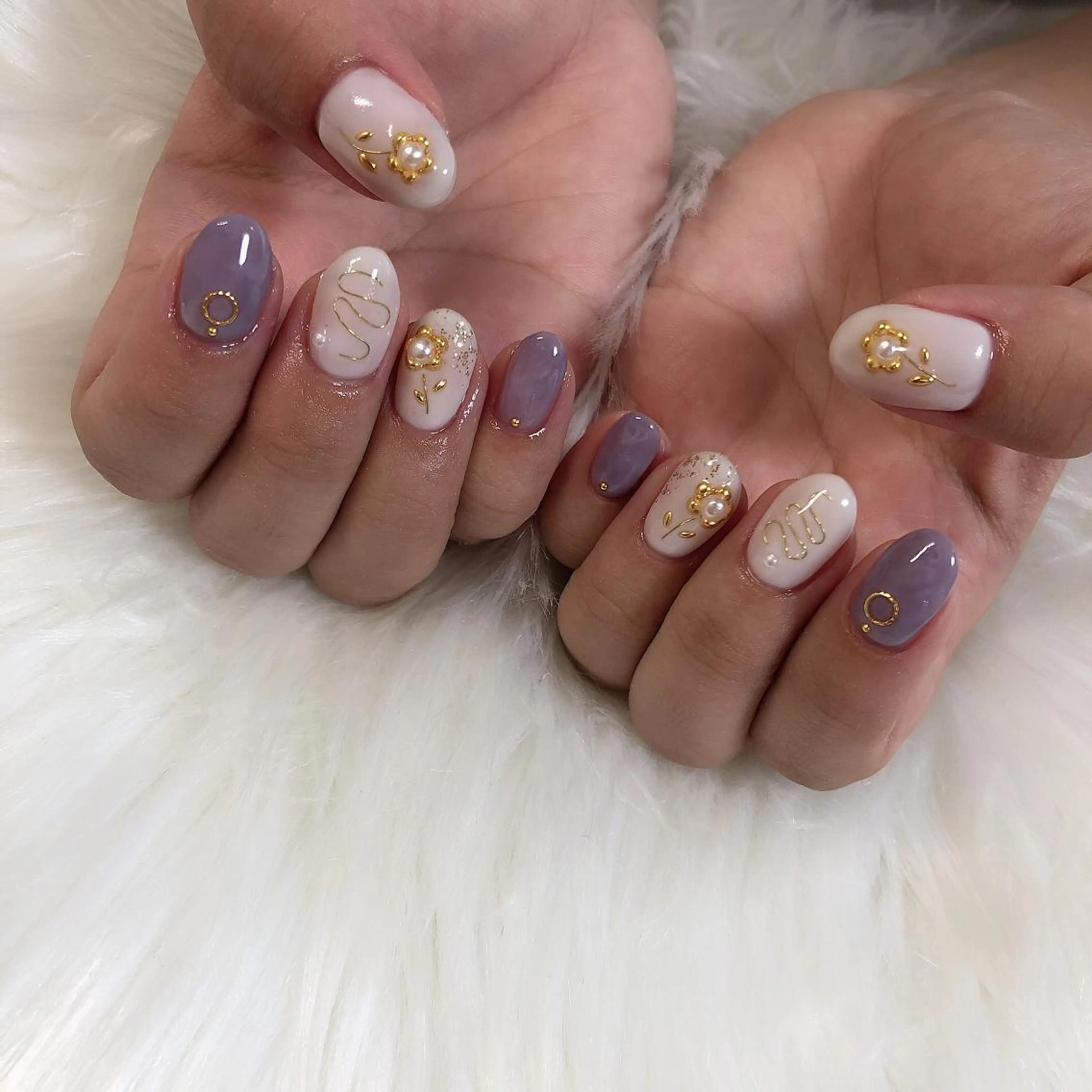 ネイル ハンドネイル 西岡 杏のネイルデザイン