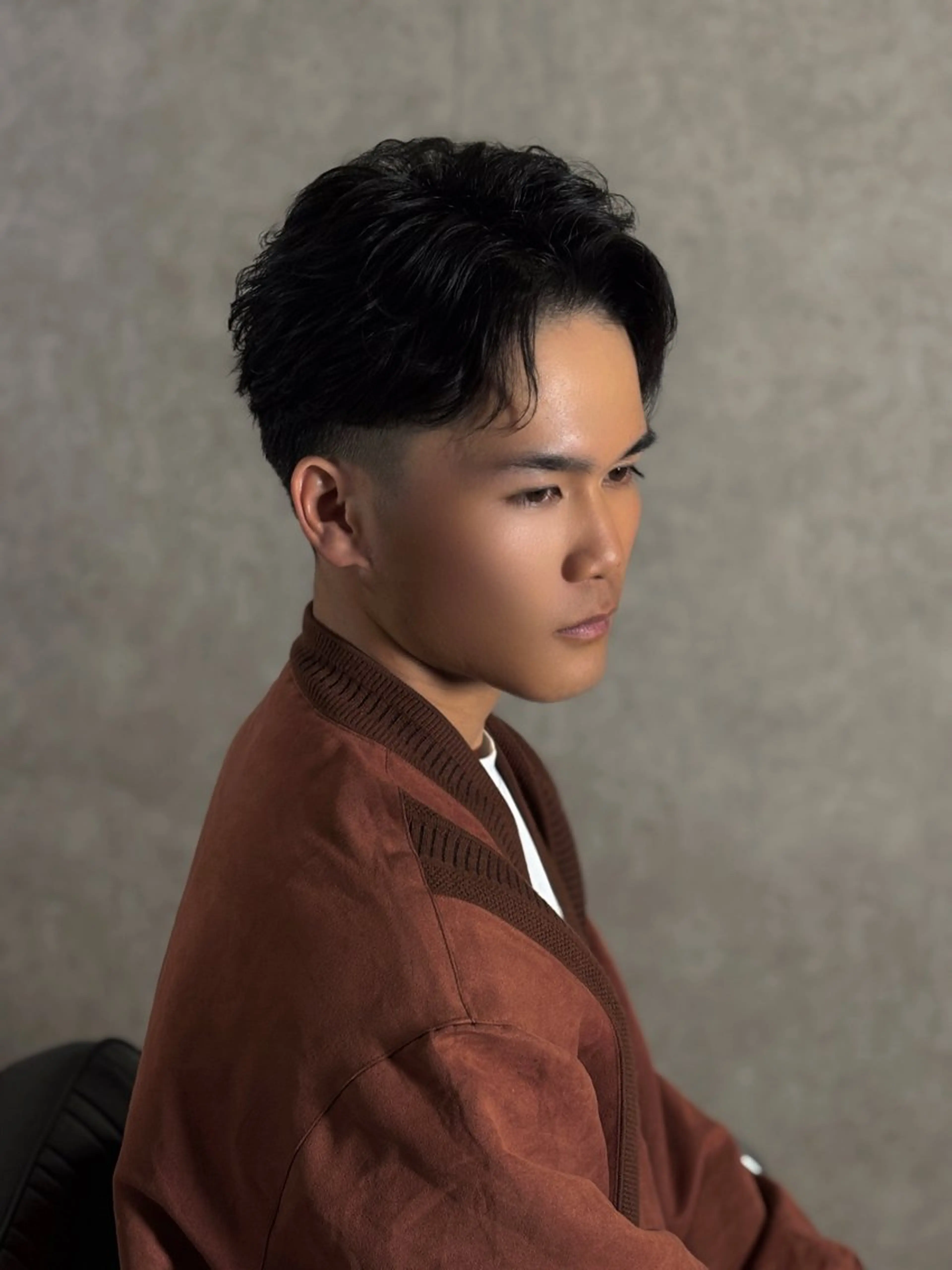 メンズ フェザーパーマ メンズパーマ カット パーマ men's salon SOL所属・TAIYO帯広/ メンズパーマ/波巻きのヘアスタイル