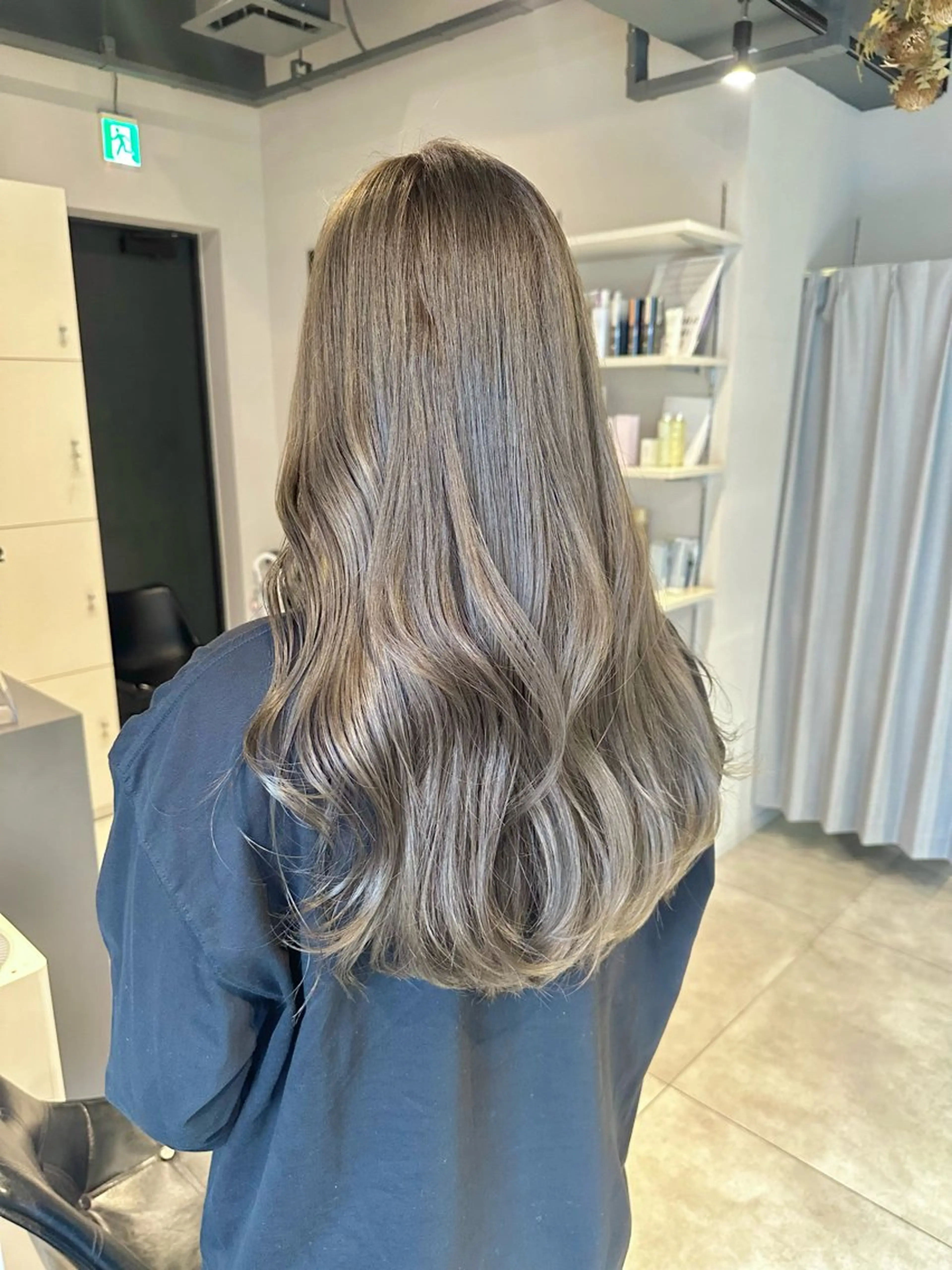 ロング 髪質改善 カット ヘアカラー トリートメント KURO/韓国ヘア /レイヤーカットのヘアスタイル