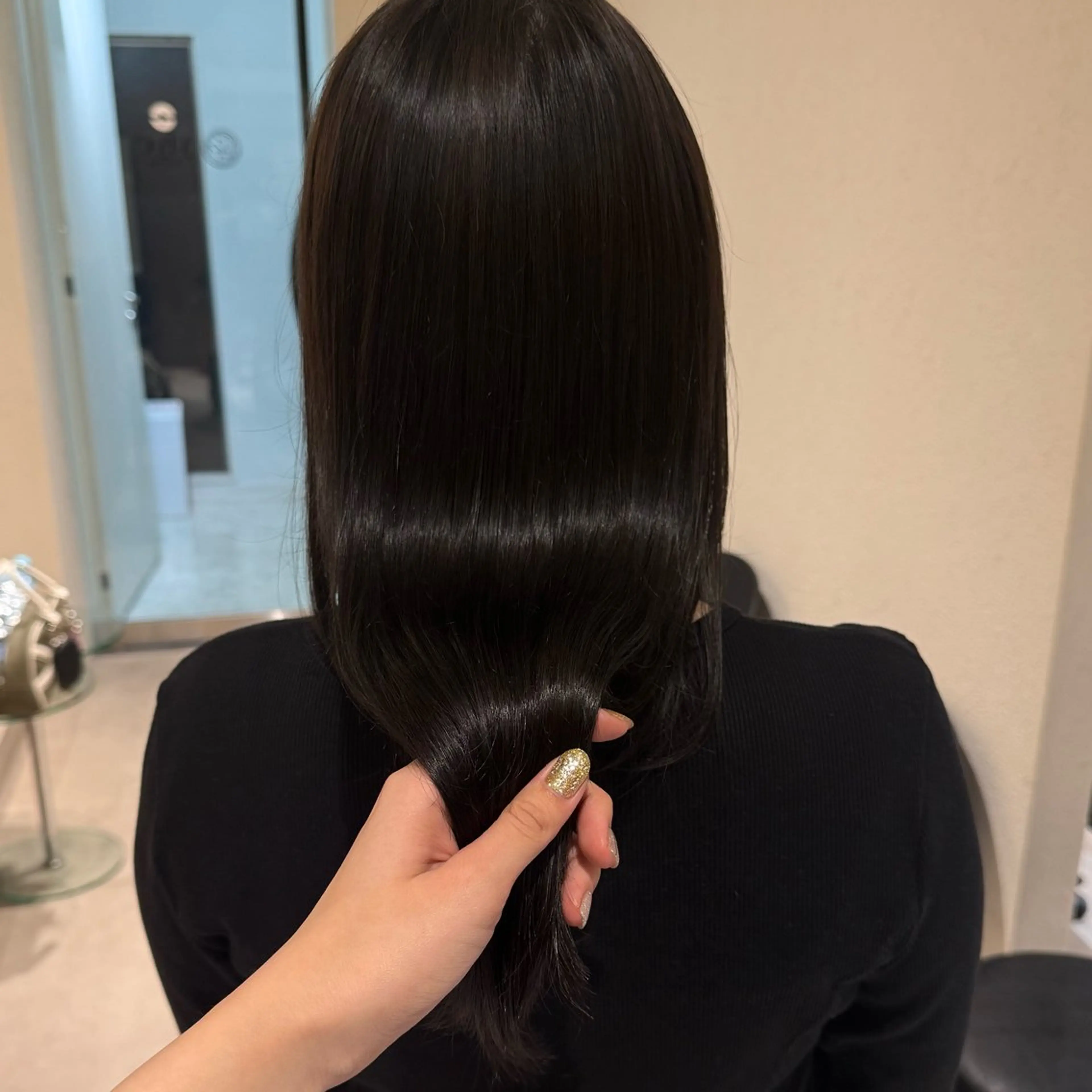 セミロング 髪質改善 縮毛矯正 酸性ストレート 縮毛矯正 酸性ストレート/ ちさとのヘアスタイル