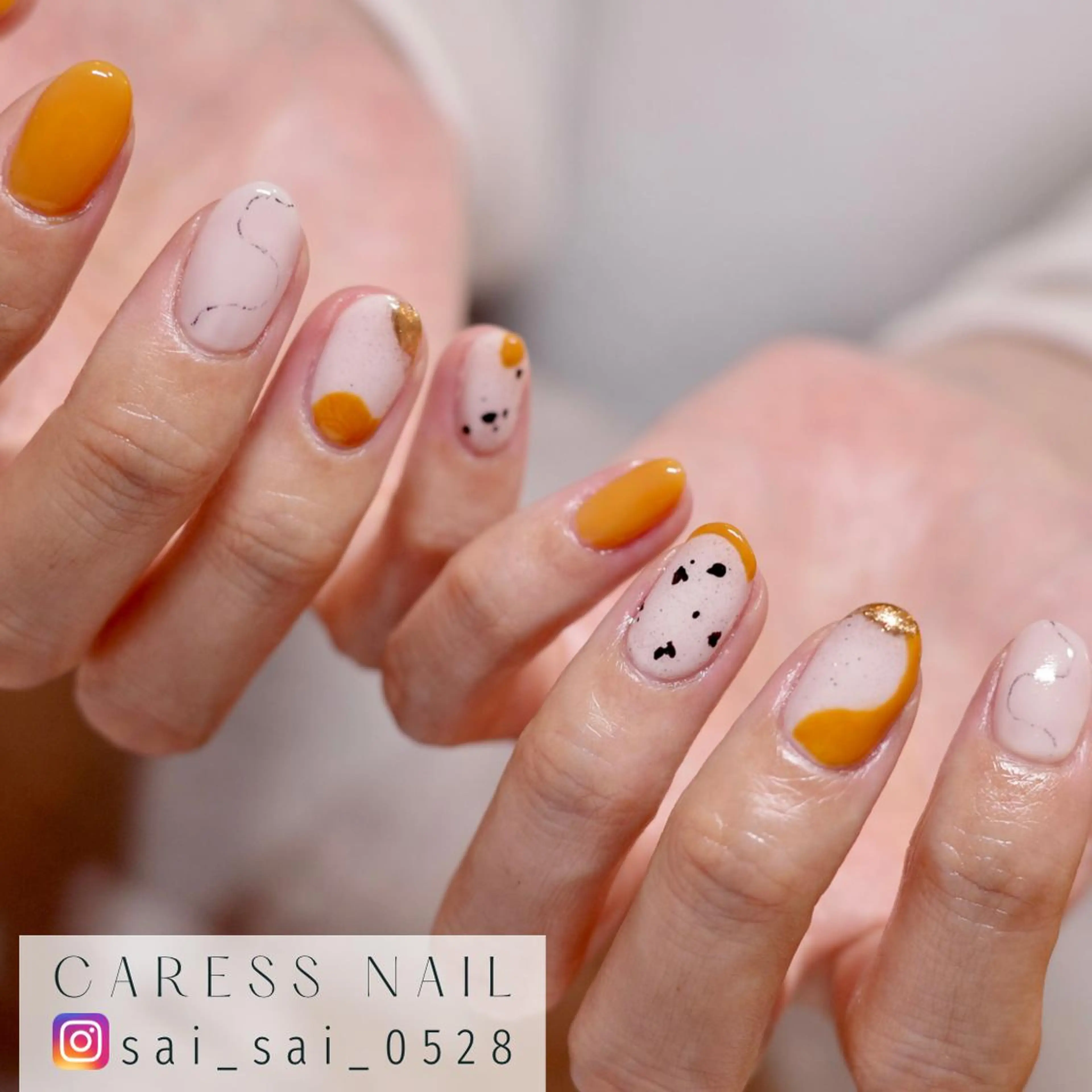 ネイル caress  nail カレスネイル　代々木上原所属・カレスネイル さいのネイルデザイン