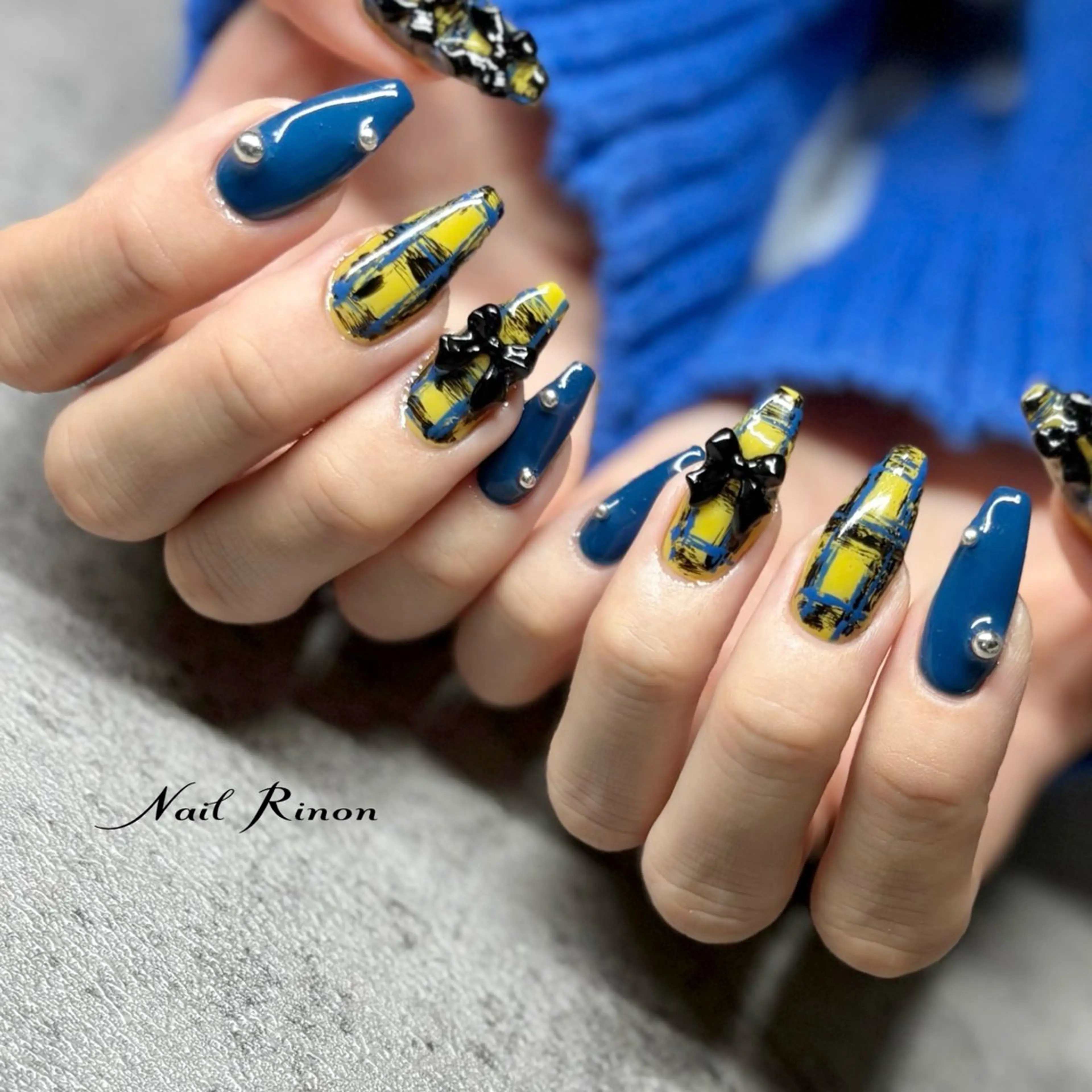 ネイル リボン Nail Rinonのネイルデザイン