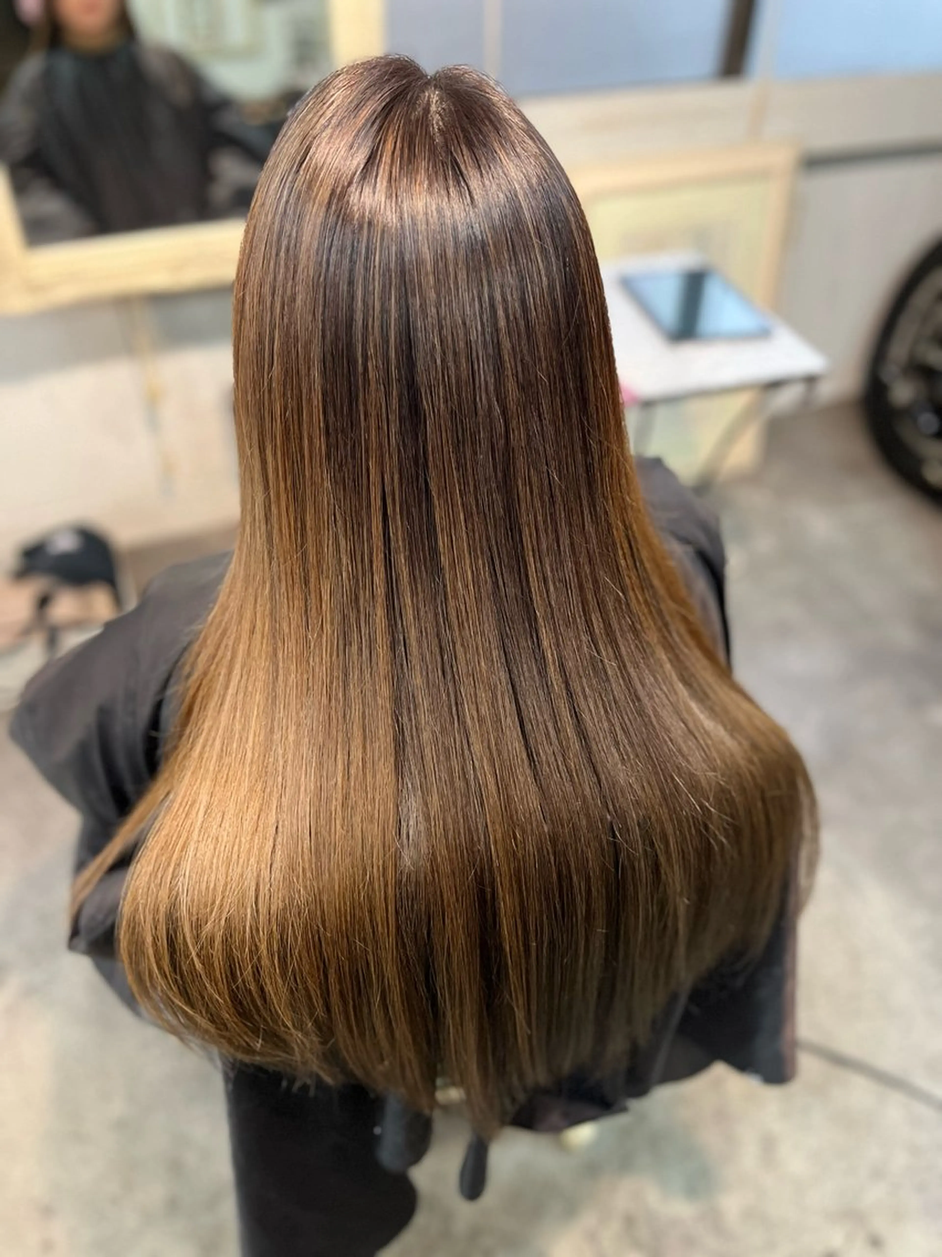 ロング カラー ヘアカラー Mariana雛/ 西大分/ハイライトのヘアスタイル