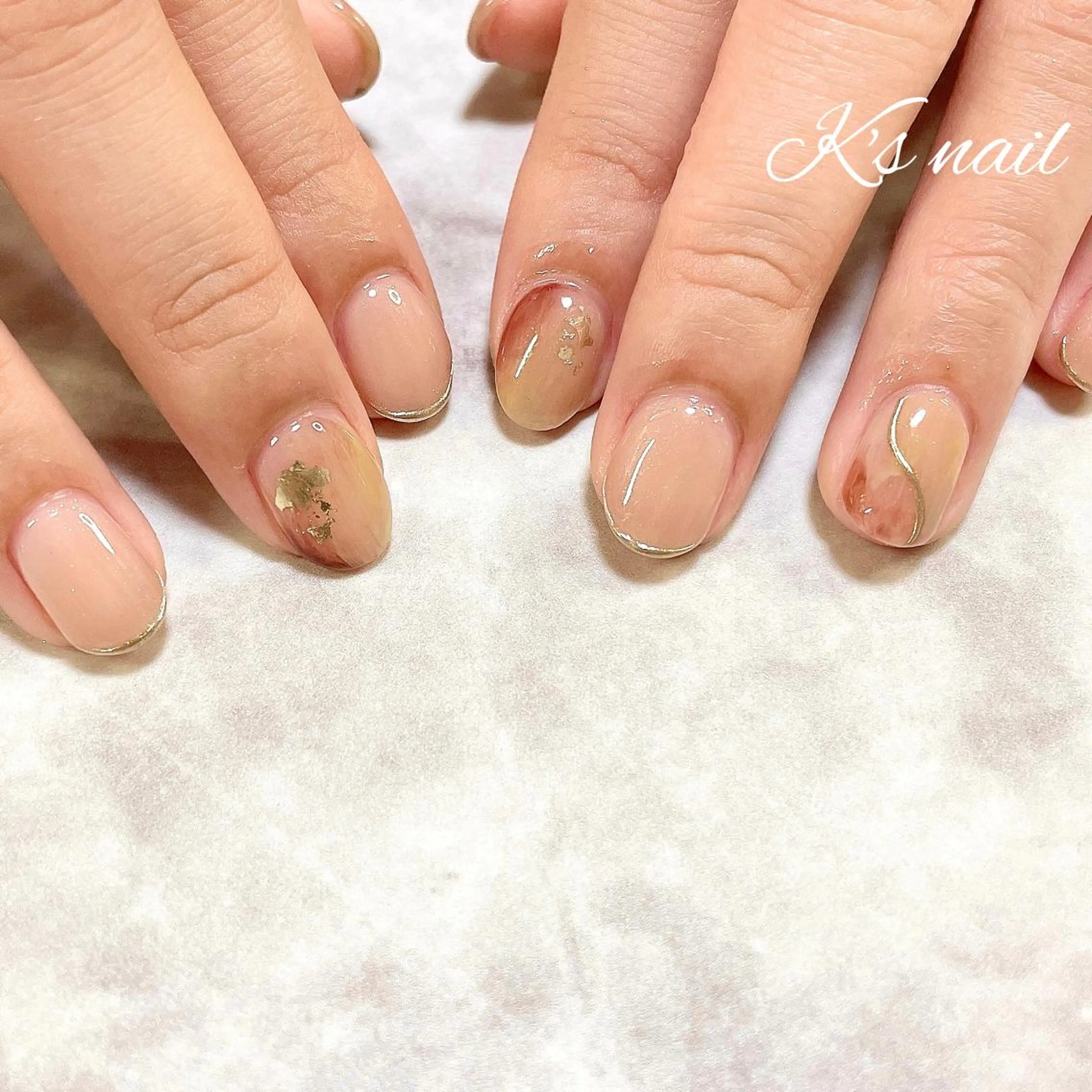 ネイル ニュアンスネイル ハンドネイル K's nail kotoeのネイルデザイン
