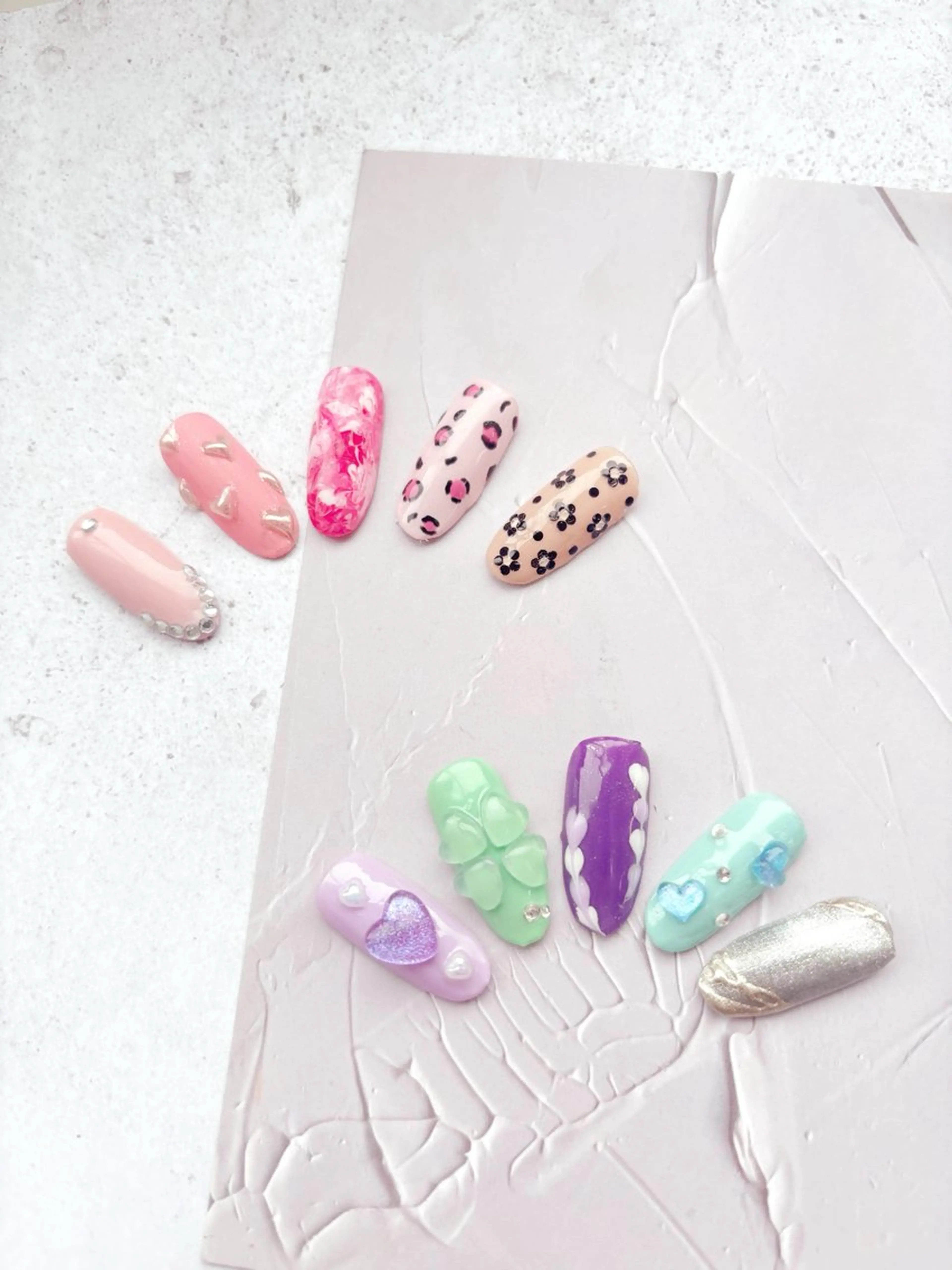 （オフあり）　1カラー＋写真アート2本の写真