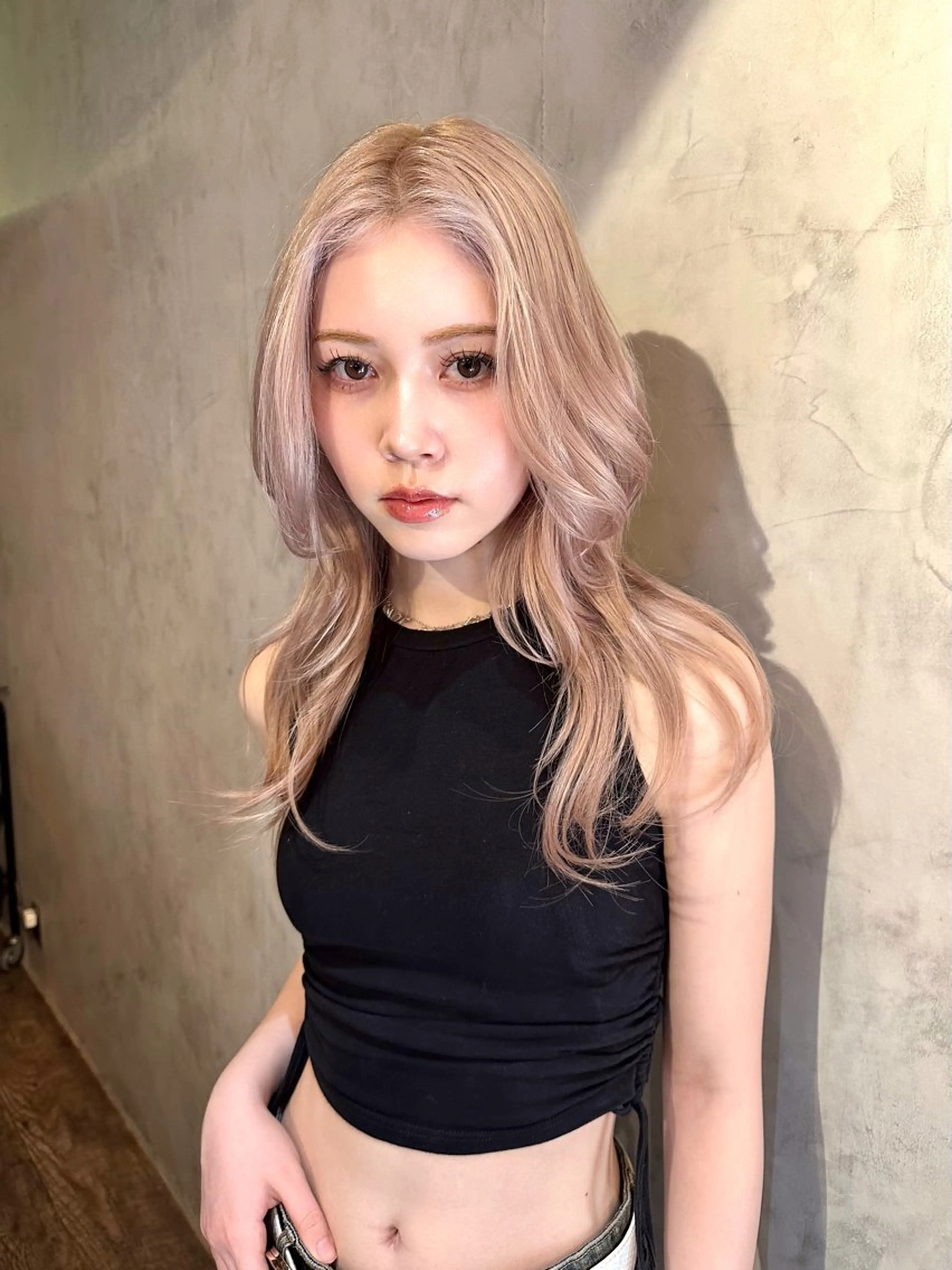 セミロング カラー muscali♡ 原宿.表参道のヘアスタイル