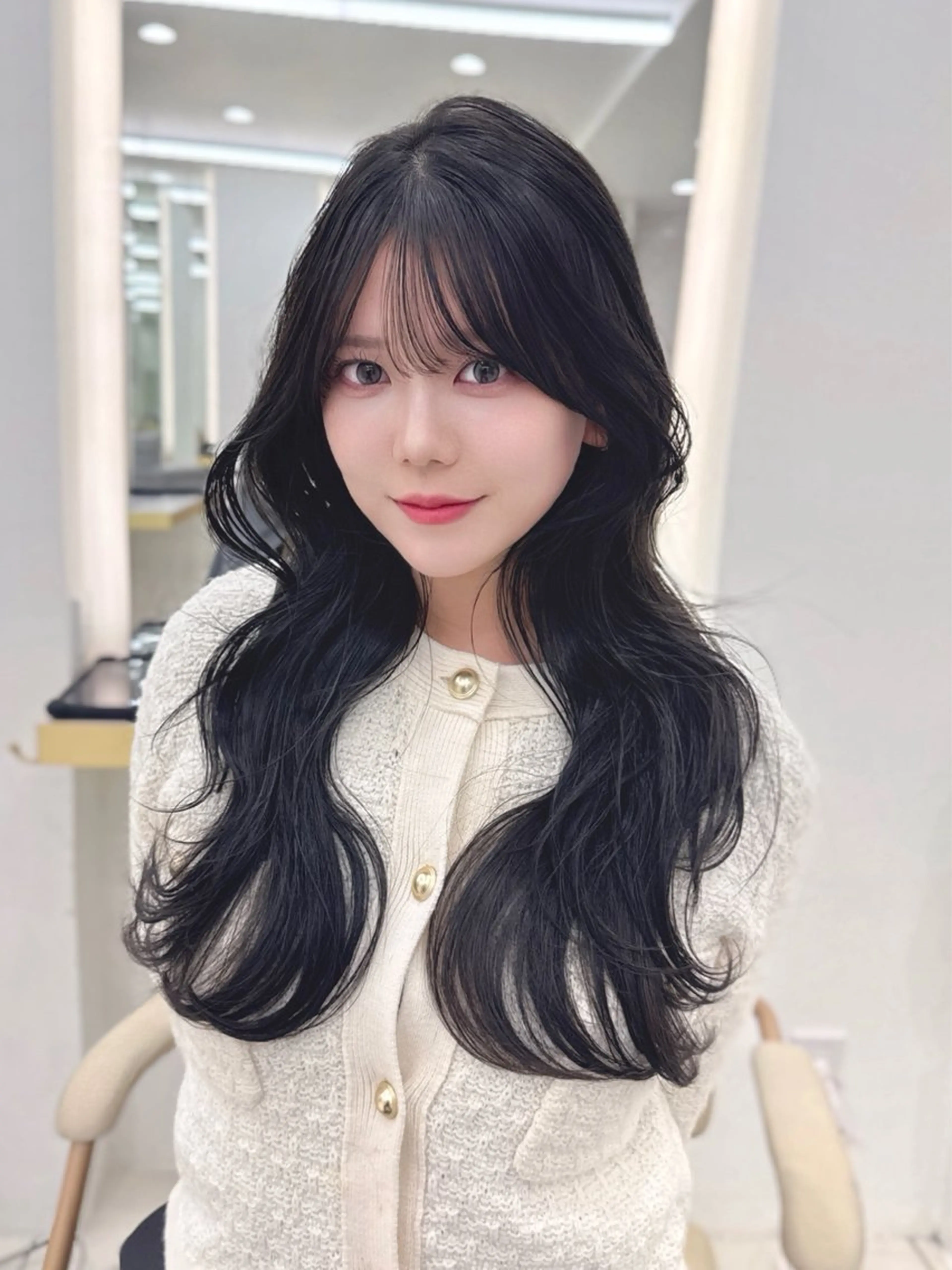 ロング MAEUL luna所属・前髪顔周り/レイヤー 韓国/桔川恒のヘアスタイル