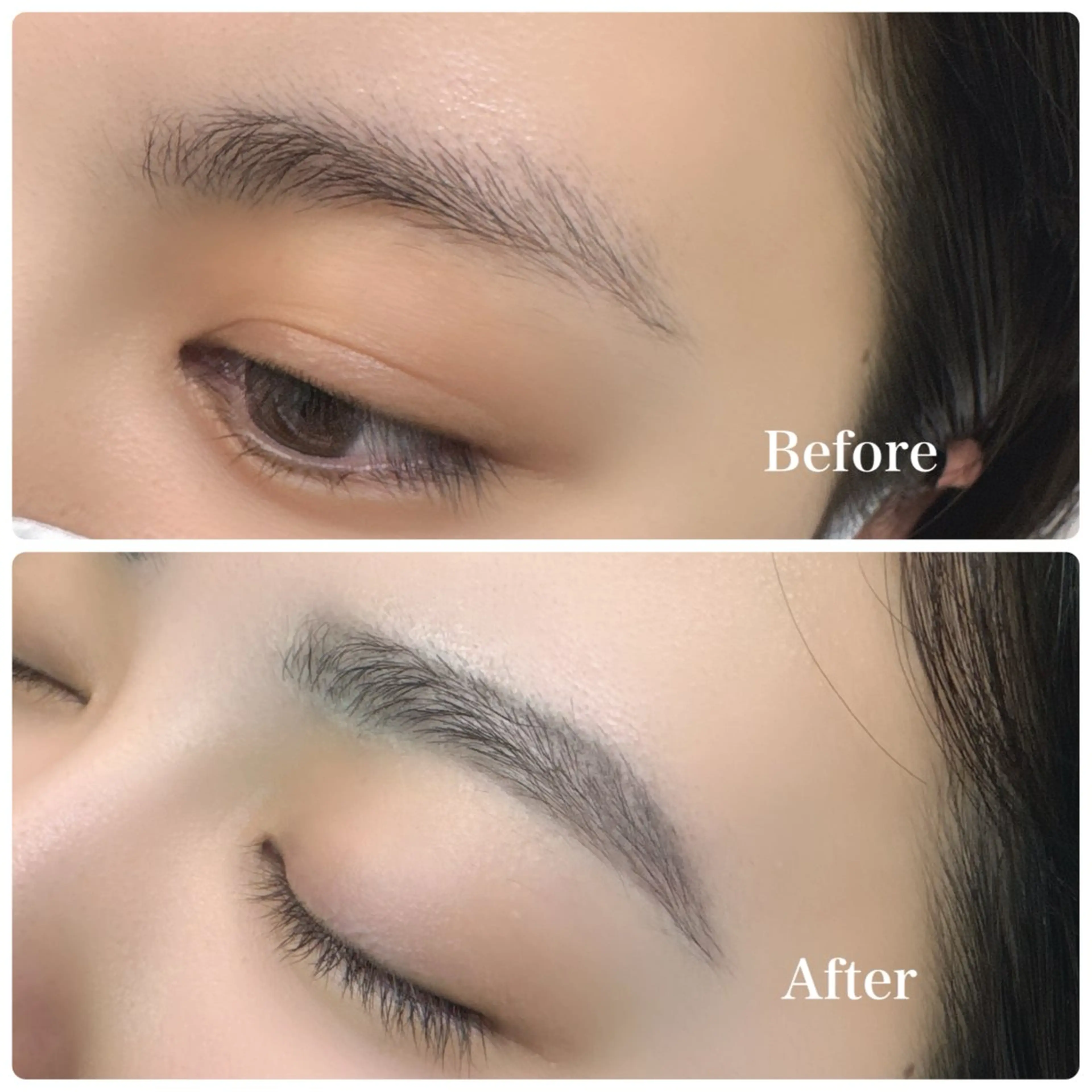 女性👱🏼‍♀️男性👱🏼‍♂️眉毛WAX + アイブロウスタイリングの写真