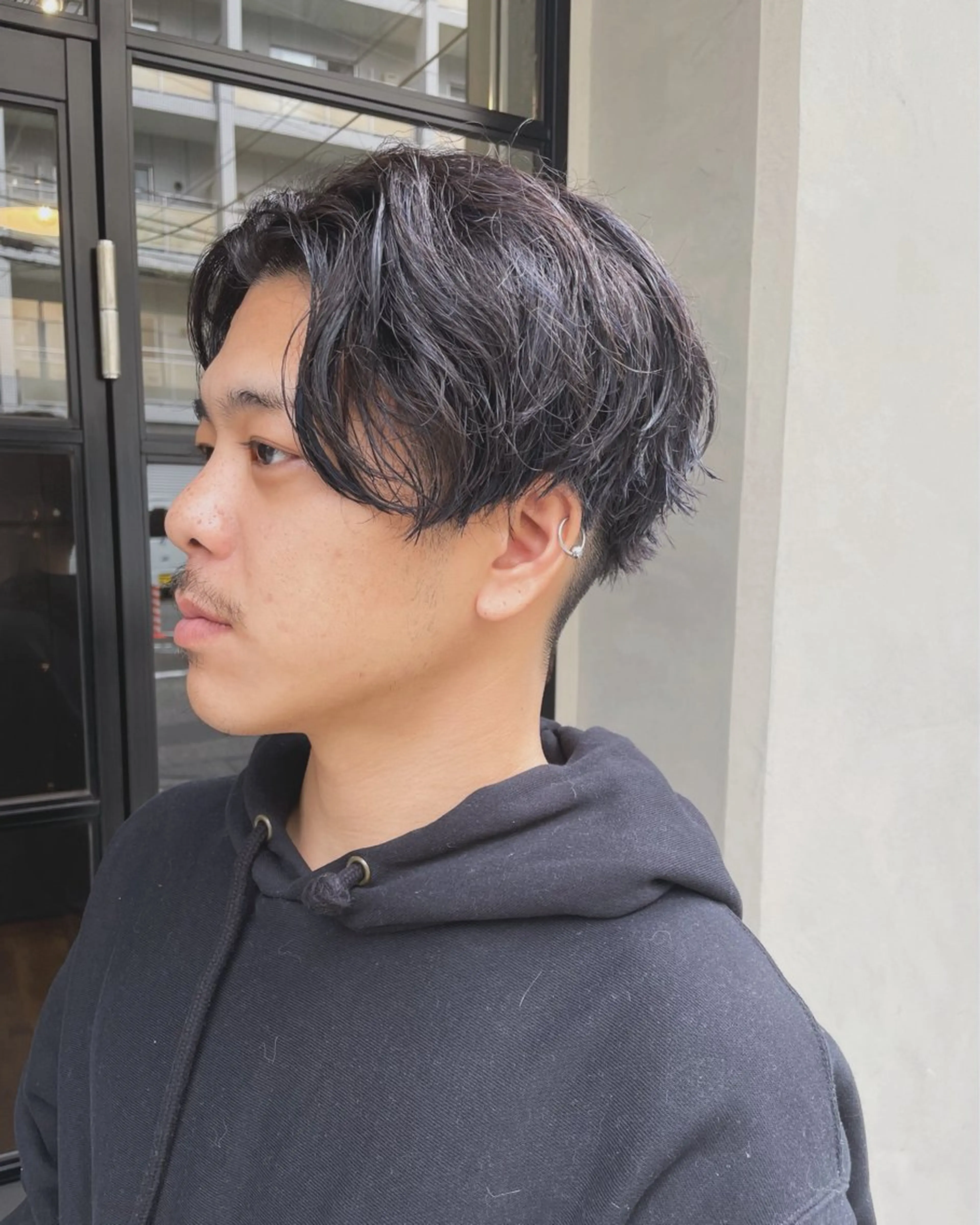 ショート カラー メンズ カット ヘアカラー すみとも るなのヘアスタイル