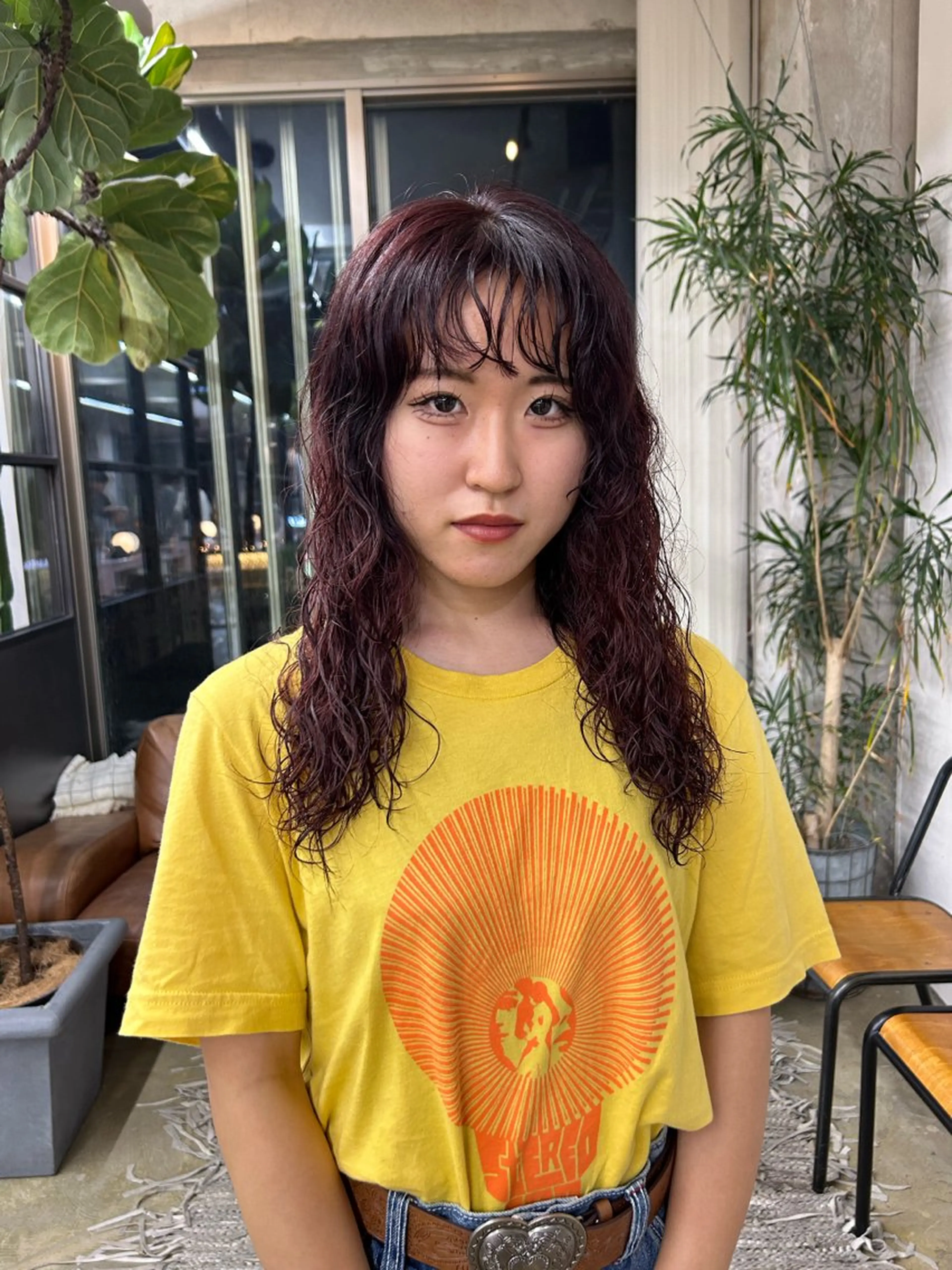 パーマ 森田遥奈/透明感カラ ー/似合わせカットのヘアスタイル